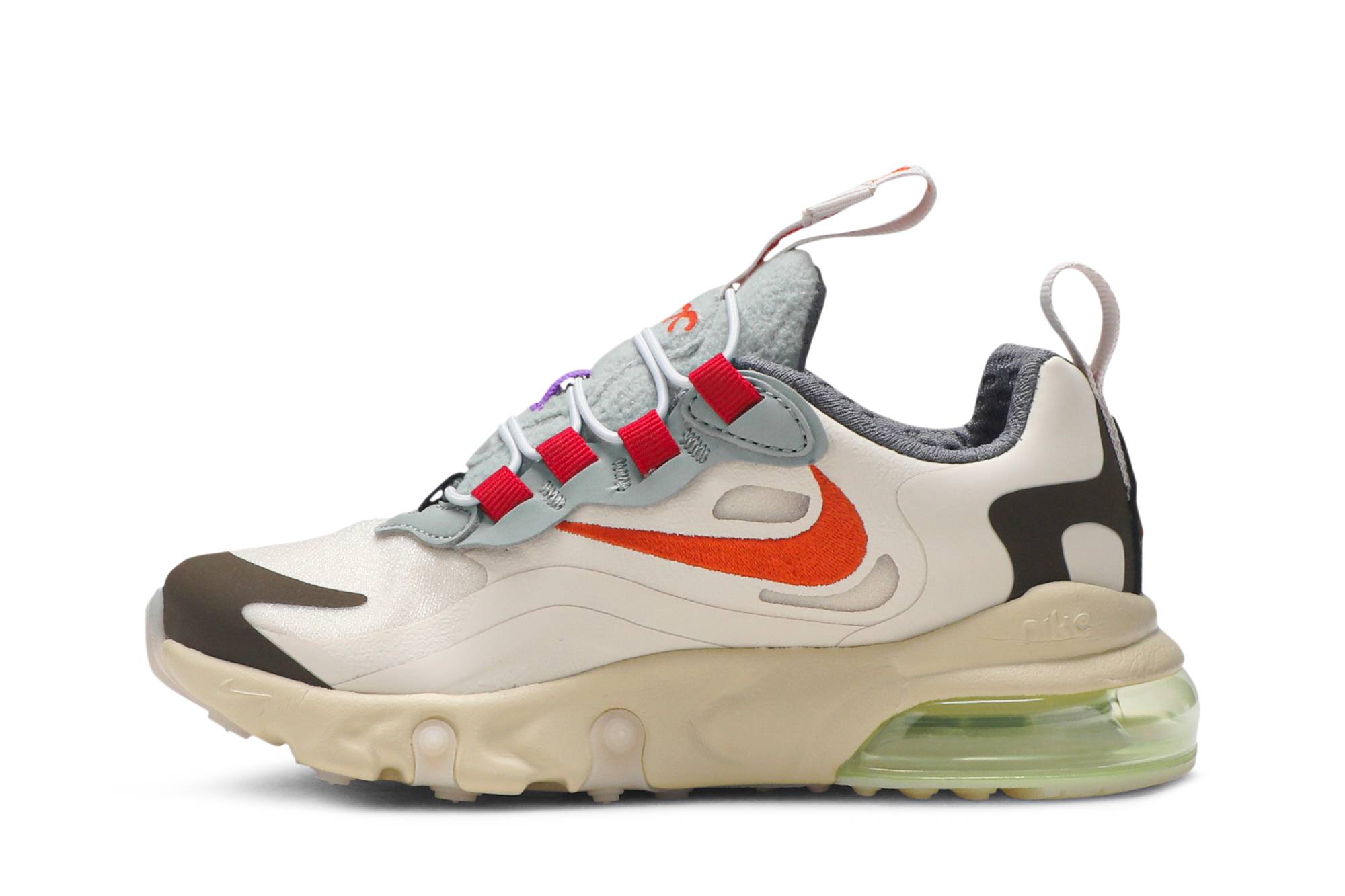 (Preschool) Travis Scott x Nike Air Max 270 React ENG Cactus Trails CV2414-200 Nicesnk