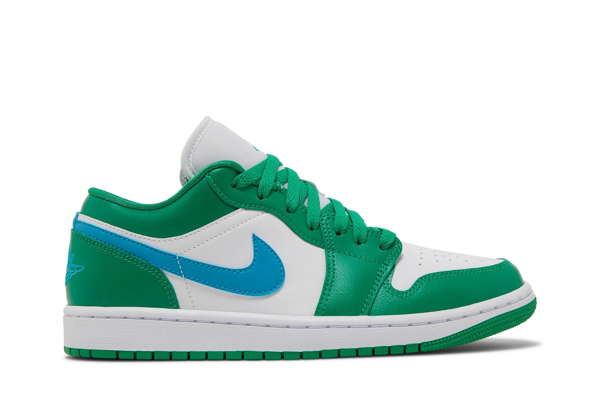 (Women) Air Jordan1 Low Lucky Green DC0774-304 Nicesnk