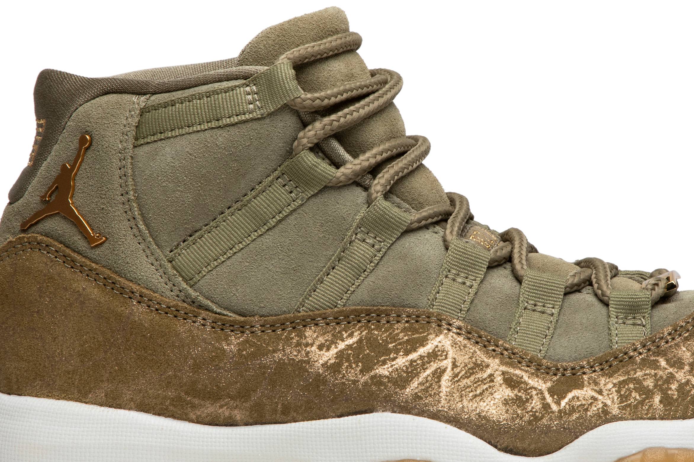(Women) Air Jordan 11 Retro ‘Olive Lux’ AR0715-200