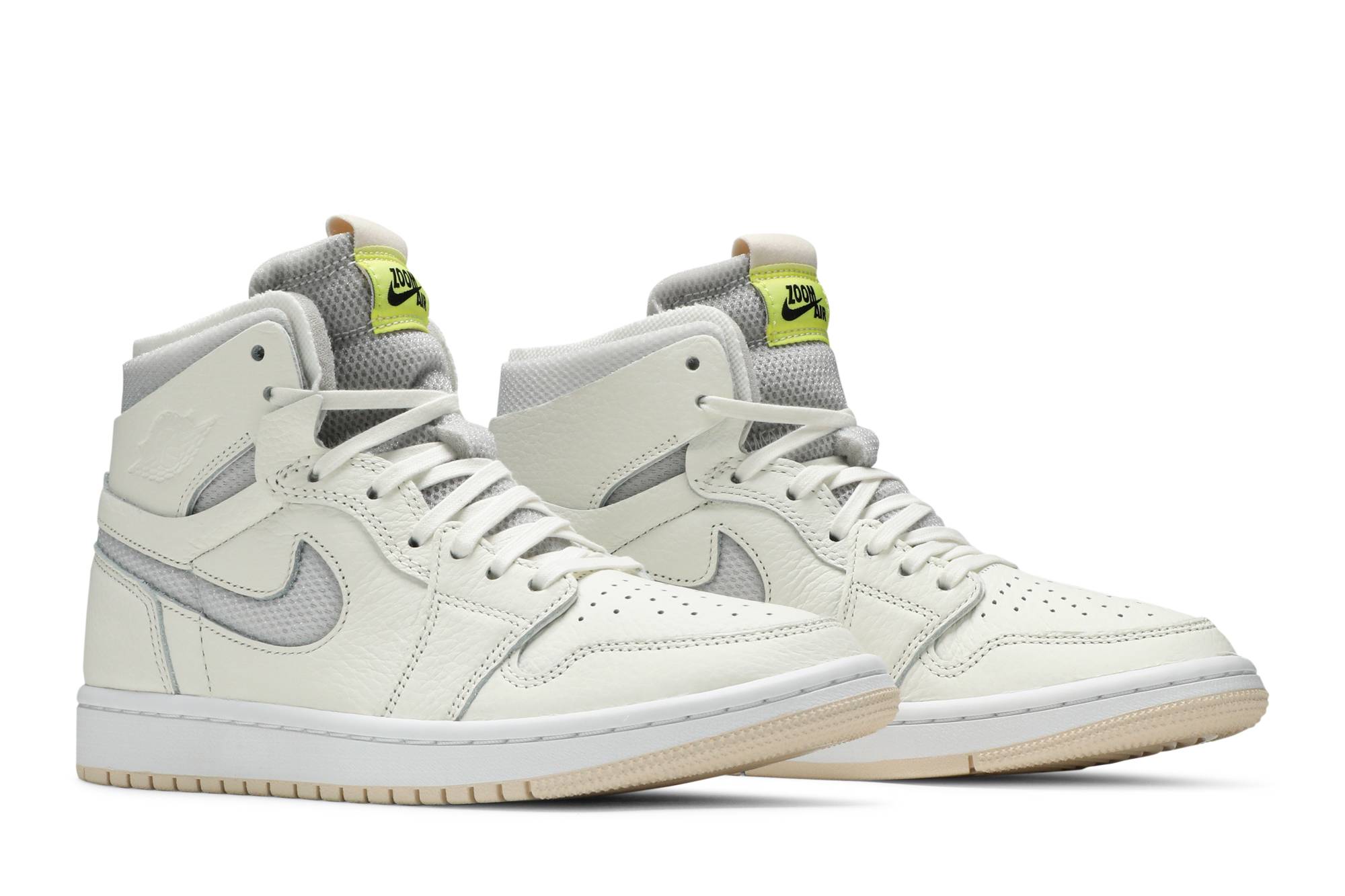 (Women) Air Jordan 1 High Zoom Pearl White CT0979-107 Nicesnk