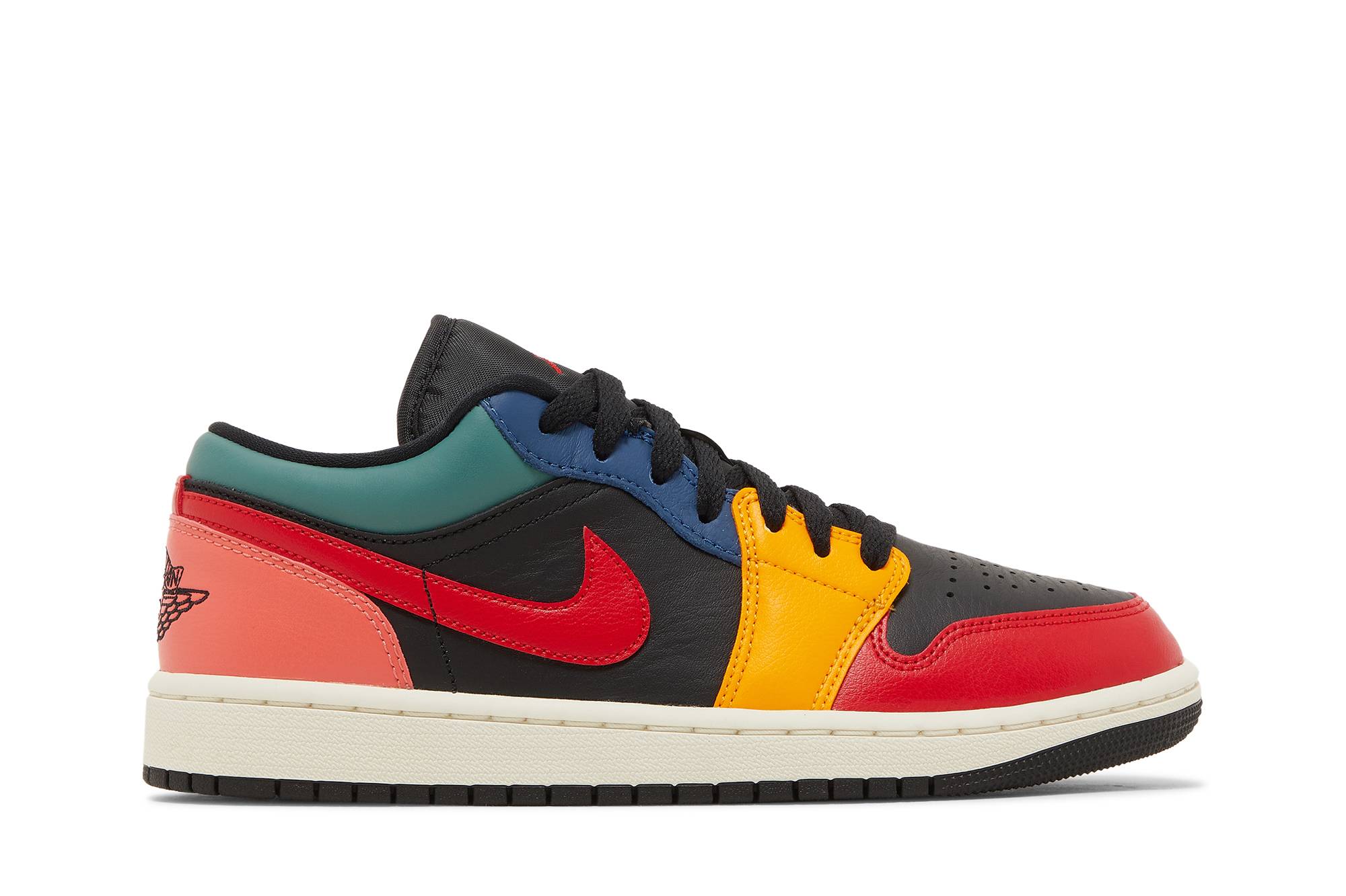 (Women) Air Jordan 1 Low Black Multi DN3739-060 Nicesnk