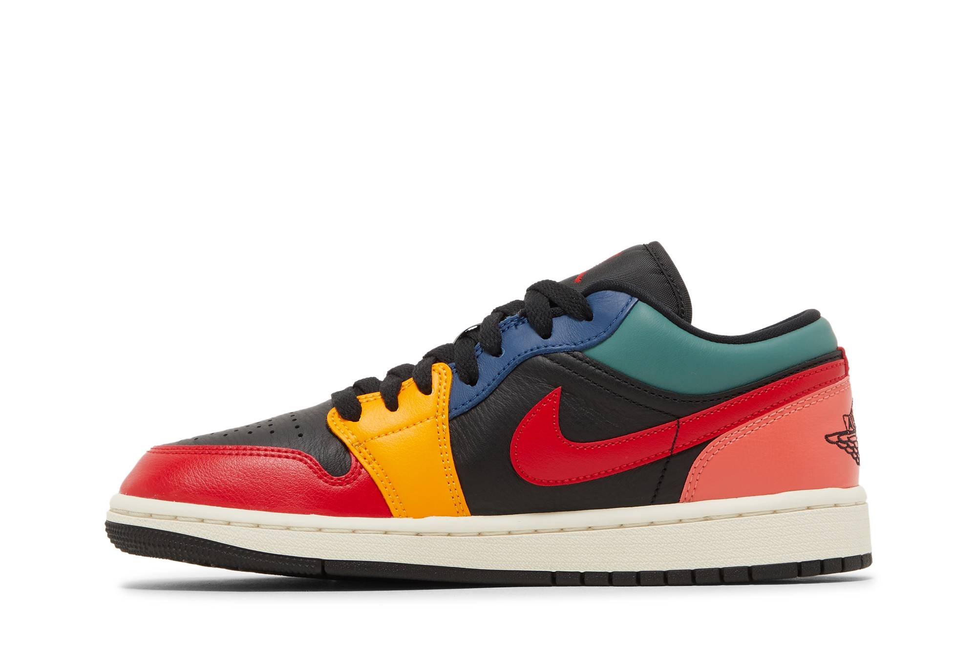 (Women) Air Jordan 1 Low Black Multi DN3739-060 Nicesnk
