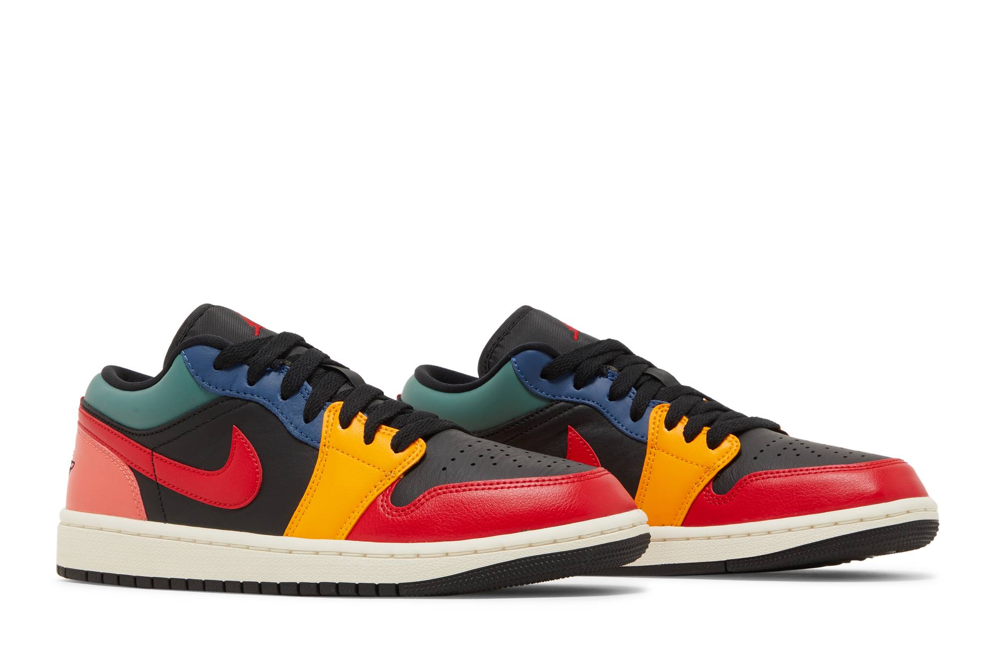 (Women) Air Jordan 1 Low Black Multi DN3739-060 Nicesnk