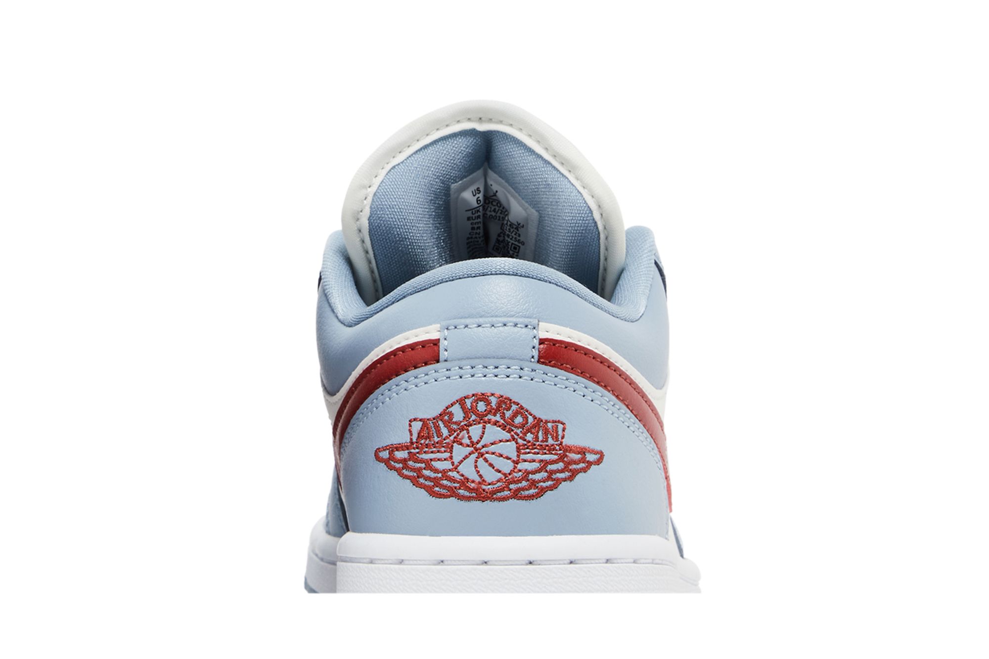 (Women) Air Jordan 1 Low Blue Whisper Dune Red DC0774-164 Nicesnk