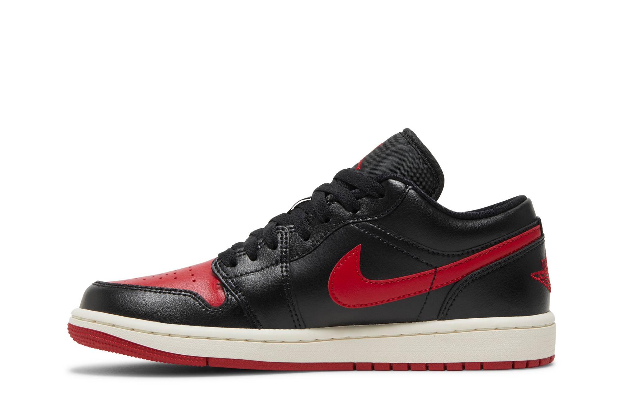 (Women) Air Jordan 1 Low Bred Sail DC0774-061 Nicesnk