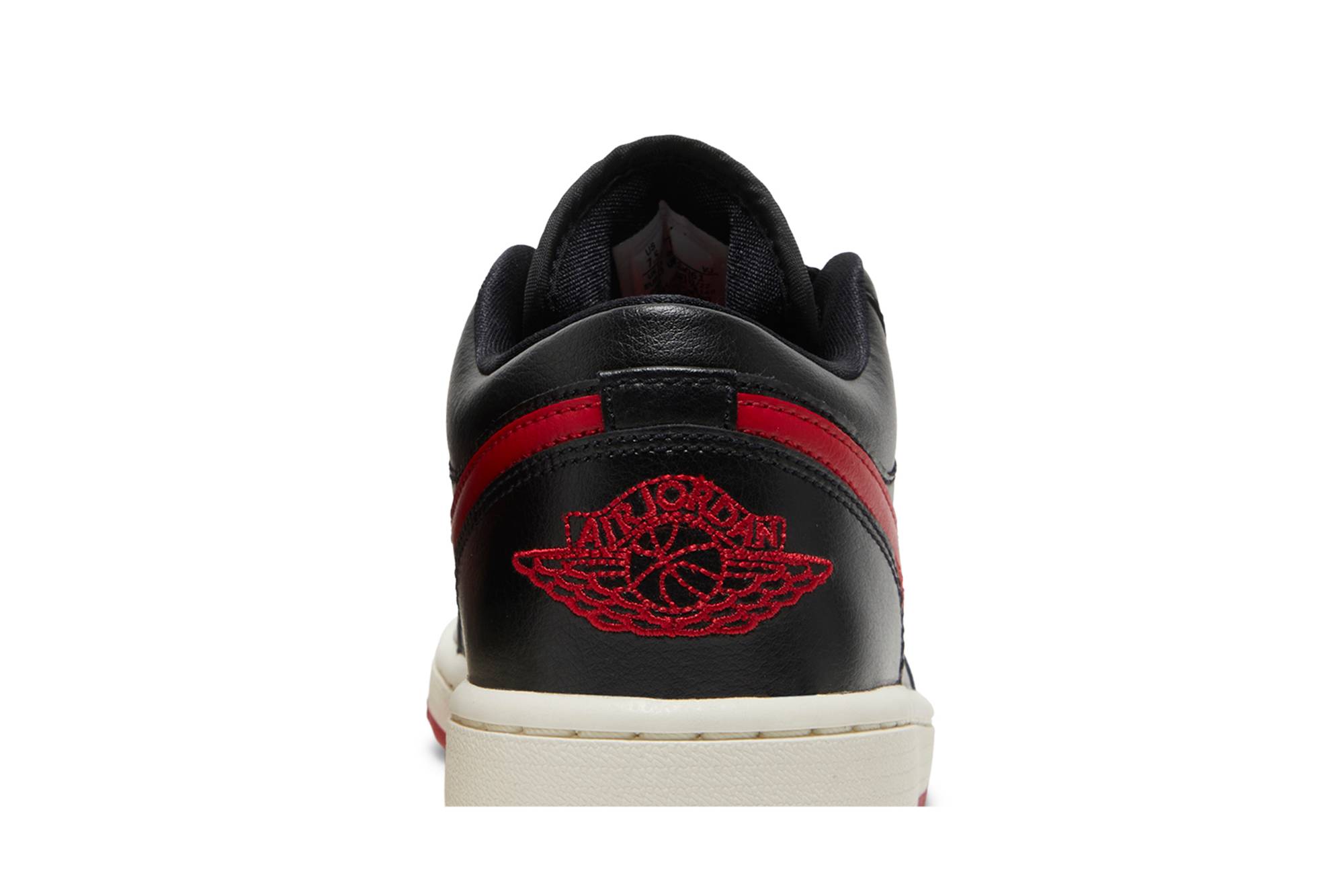 (Women) Air Jordan 1 Low Bred Sail DC0774-061 Nicesnk
