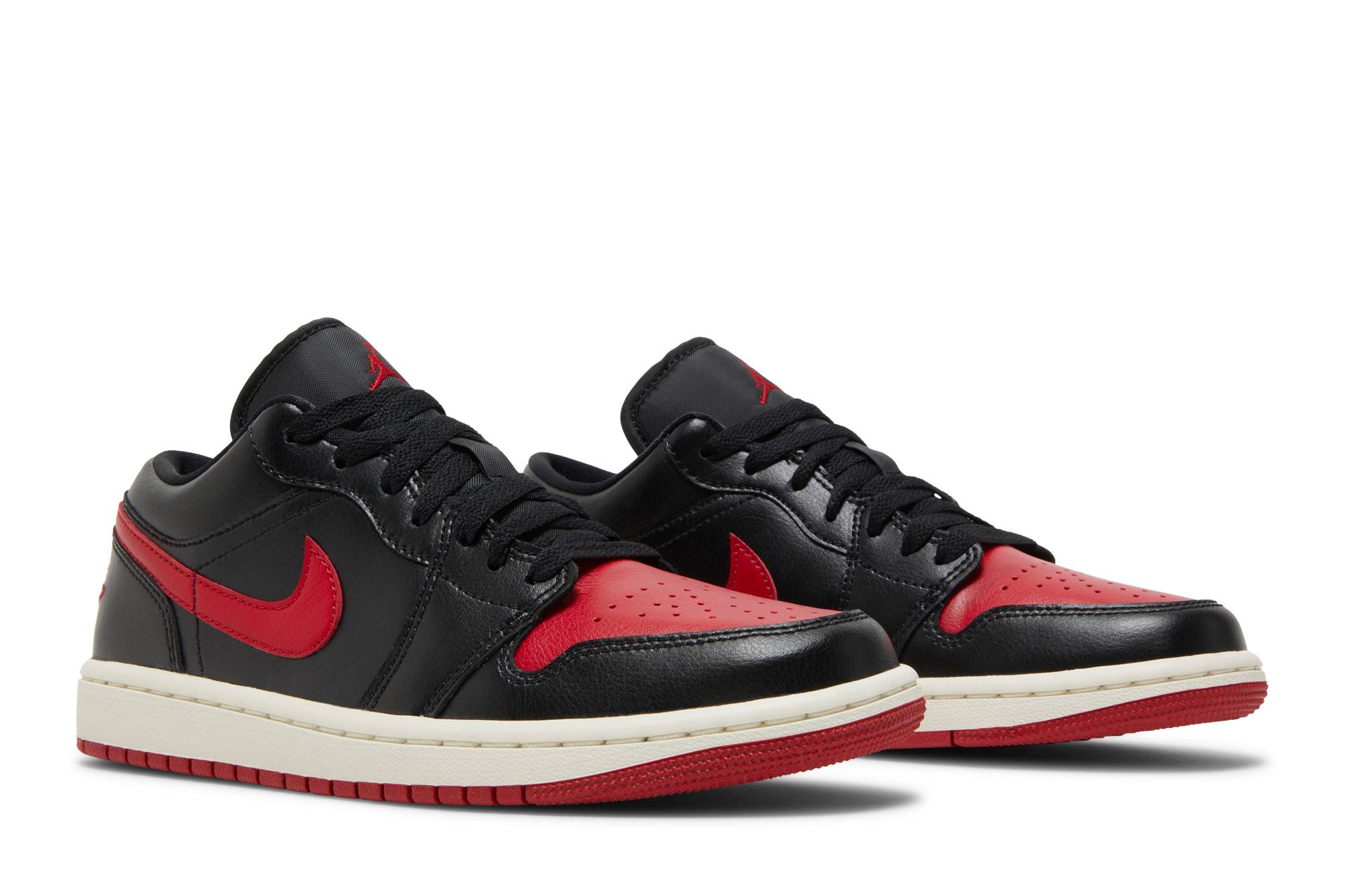 (Women) Air Jordan 1 Low Bred Sail DC0774-061 Nicesnk