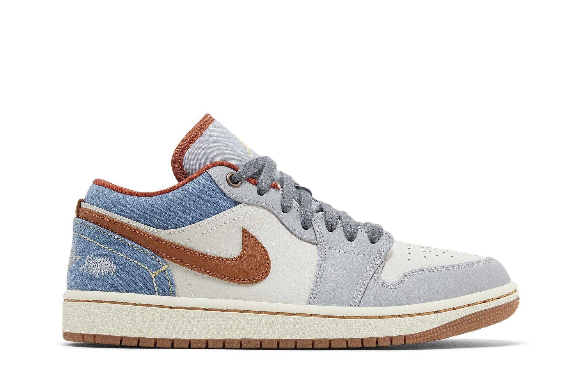 (Women) Air Jordan 1 Low Phantom Denim FZ5045-091 Nicesnk
