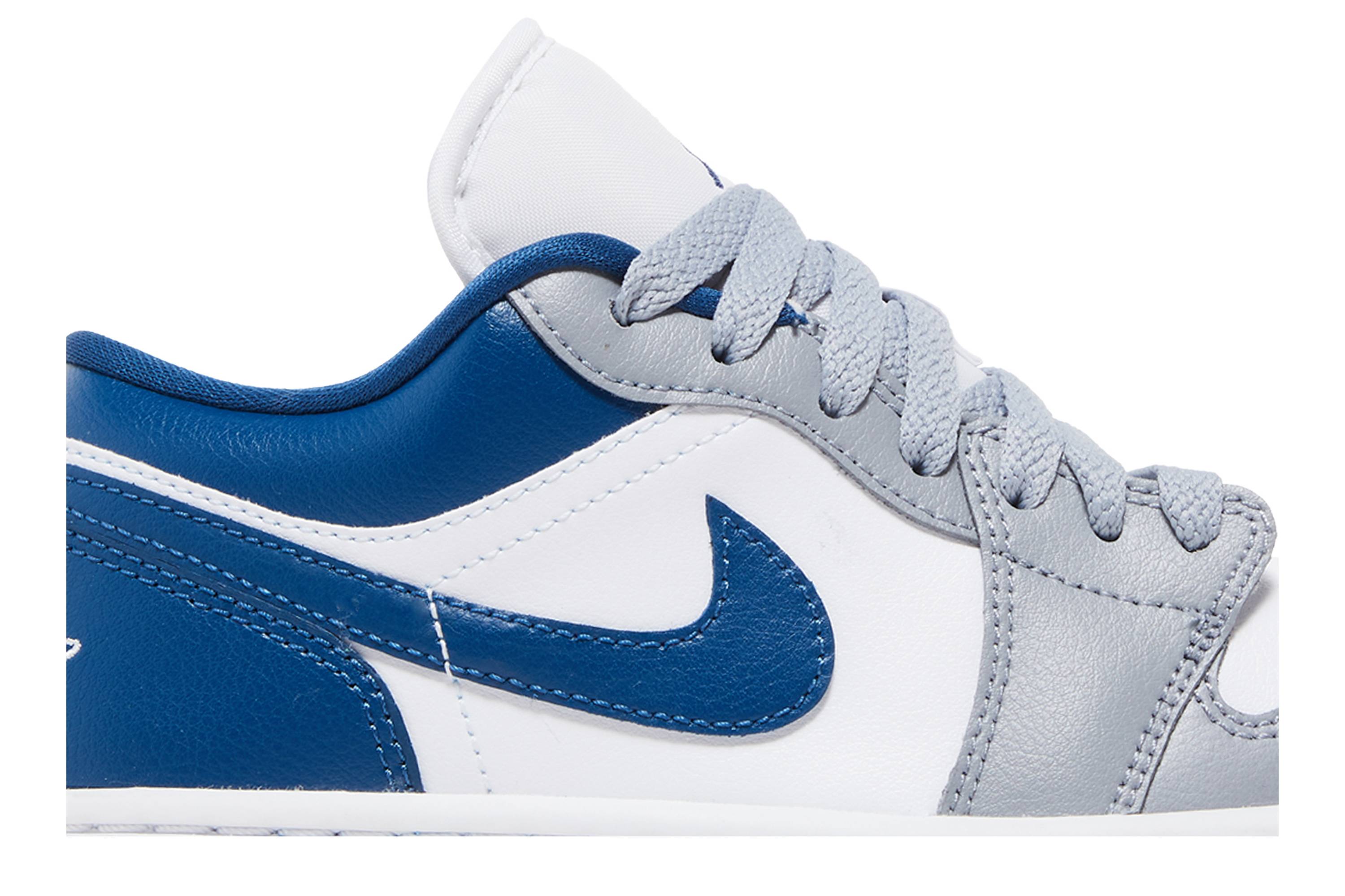 (Women) Air Jordan 1 Low ‘Stealth French Blue’ DC0774-042