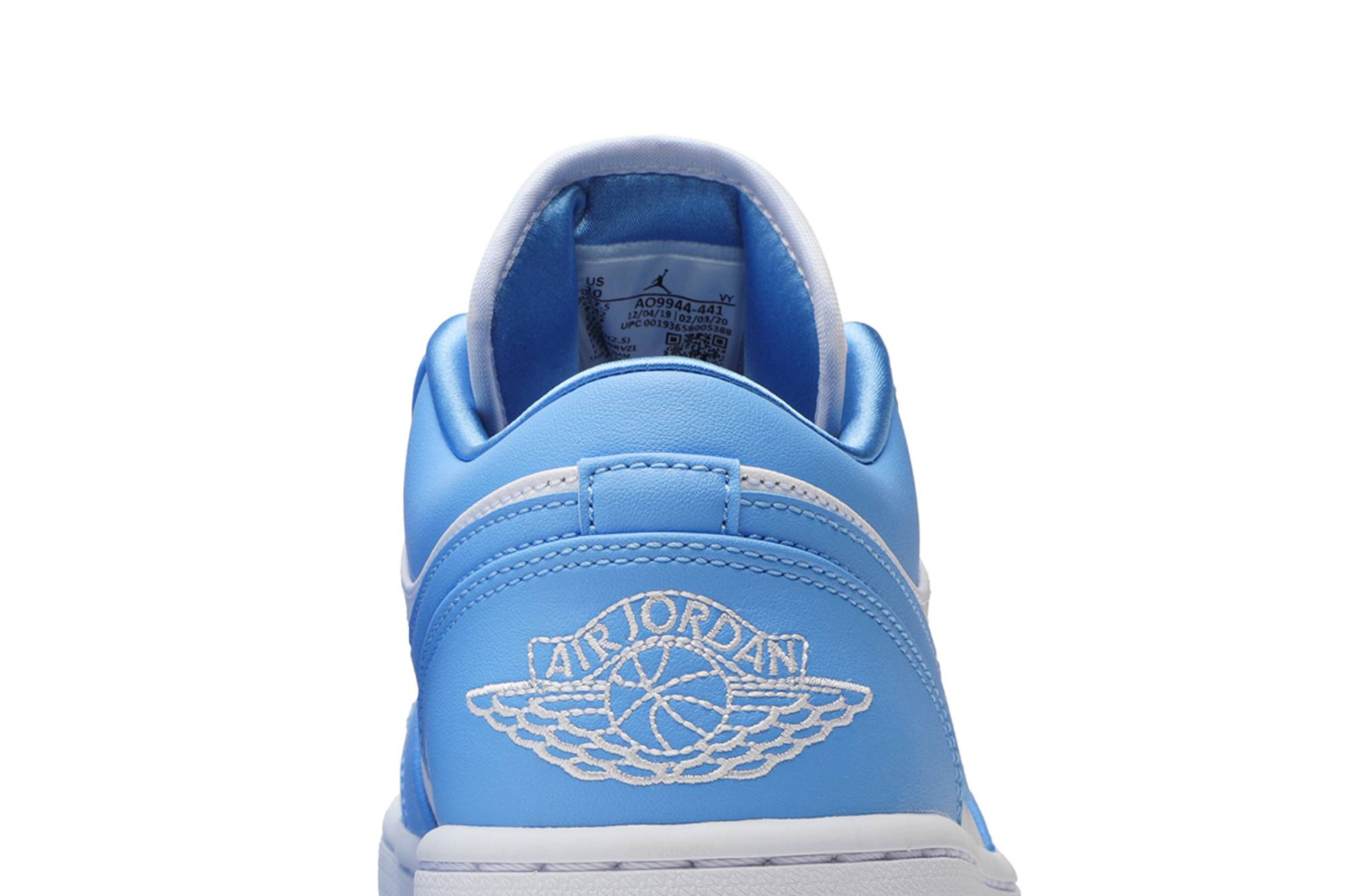 (Women) Air Jordan 1 Low ‘UNC’ AO9944-441