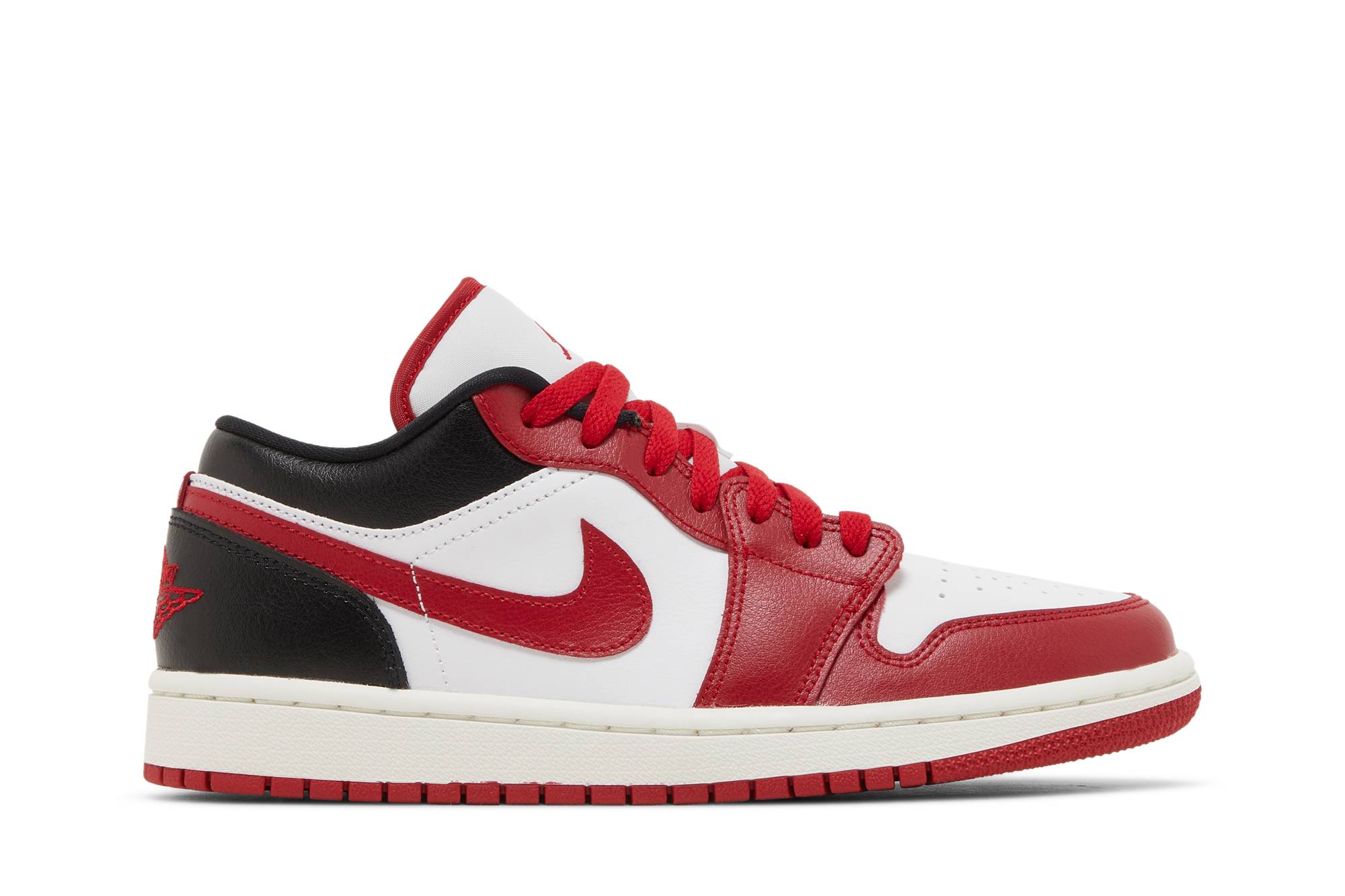 (Women) Air Jordan 1 Low ‘White Gym Red’ DC0774-160