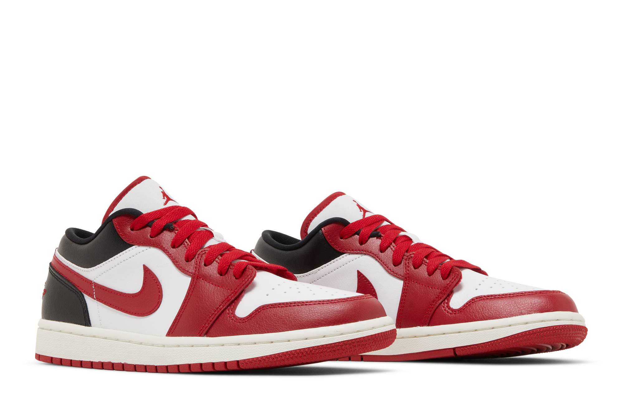 (Women) Air Jordan 1 Low ‘White Gym Red’ DC0774-160