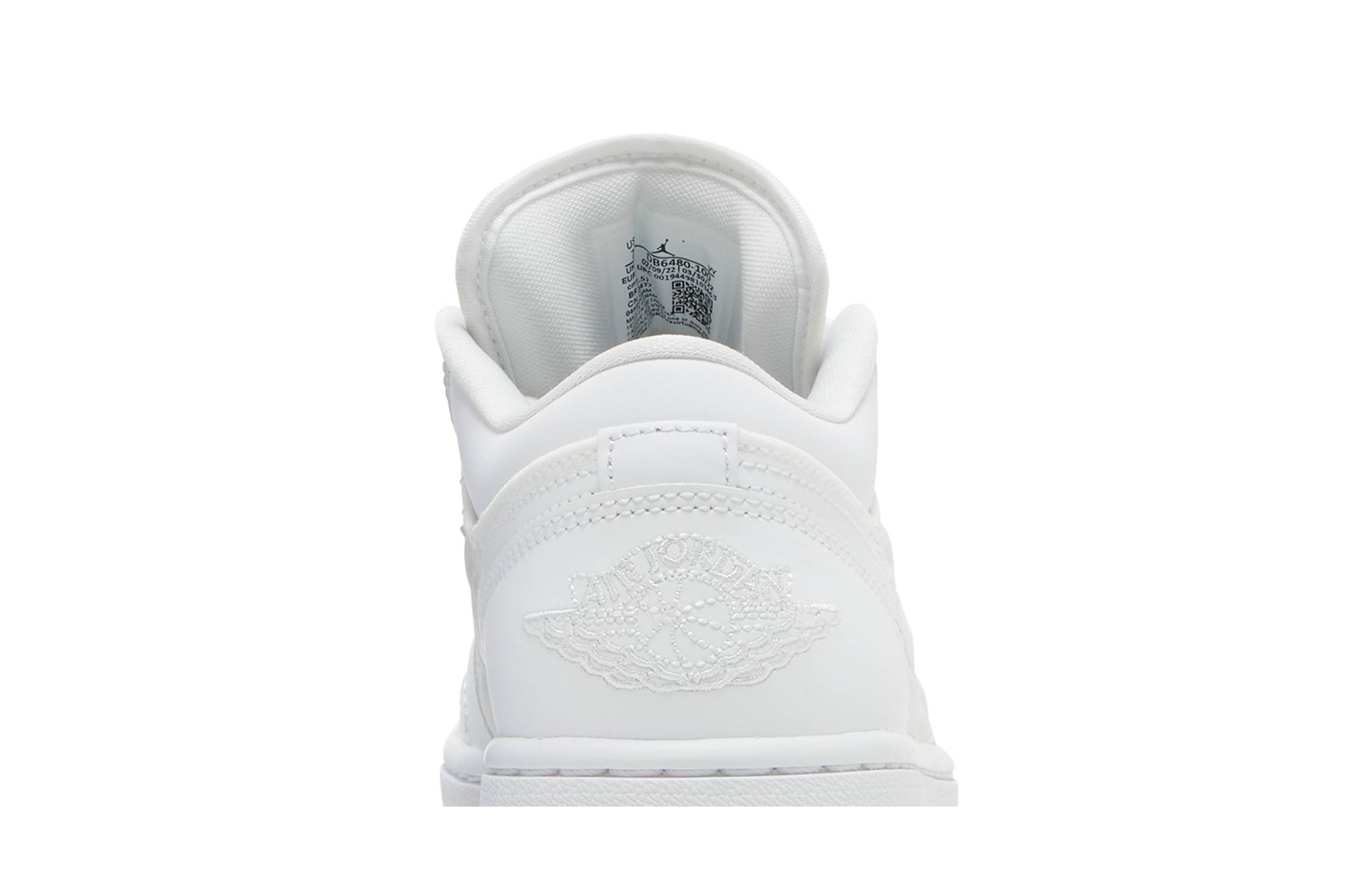 (Women) Air Jordan 1 Low Quilted ‘Triple White’ DB6480-100