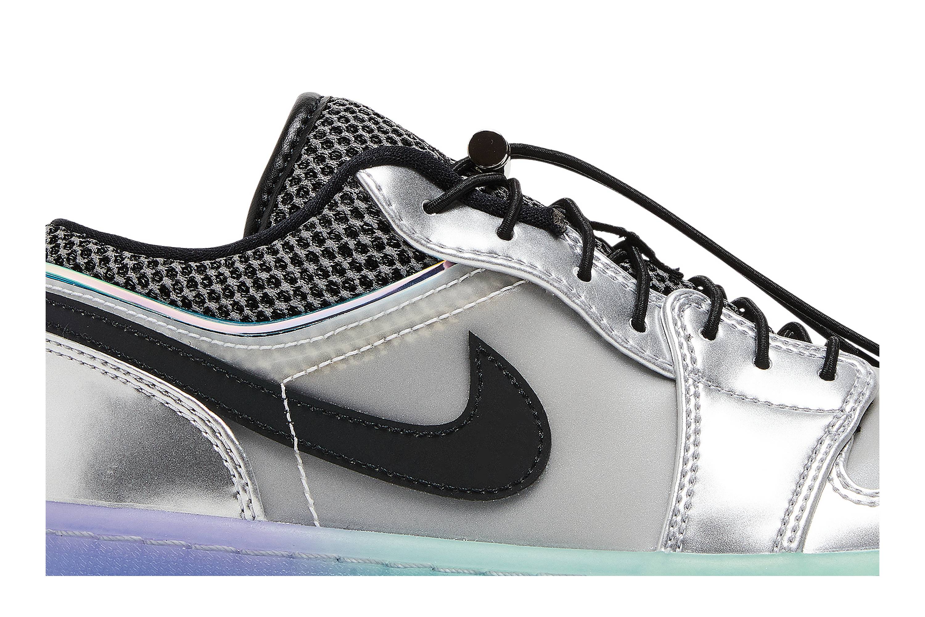 (Women) Air Jordan 1 Low SE ‘Metallic Silver Gradient’ DJ5199-109