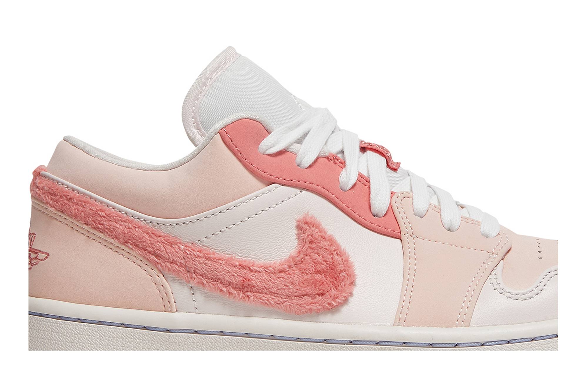 (Women) Air Jordan 1 Low SE Mighty Swooshers Pink DM5443-666 Nicesnk