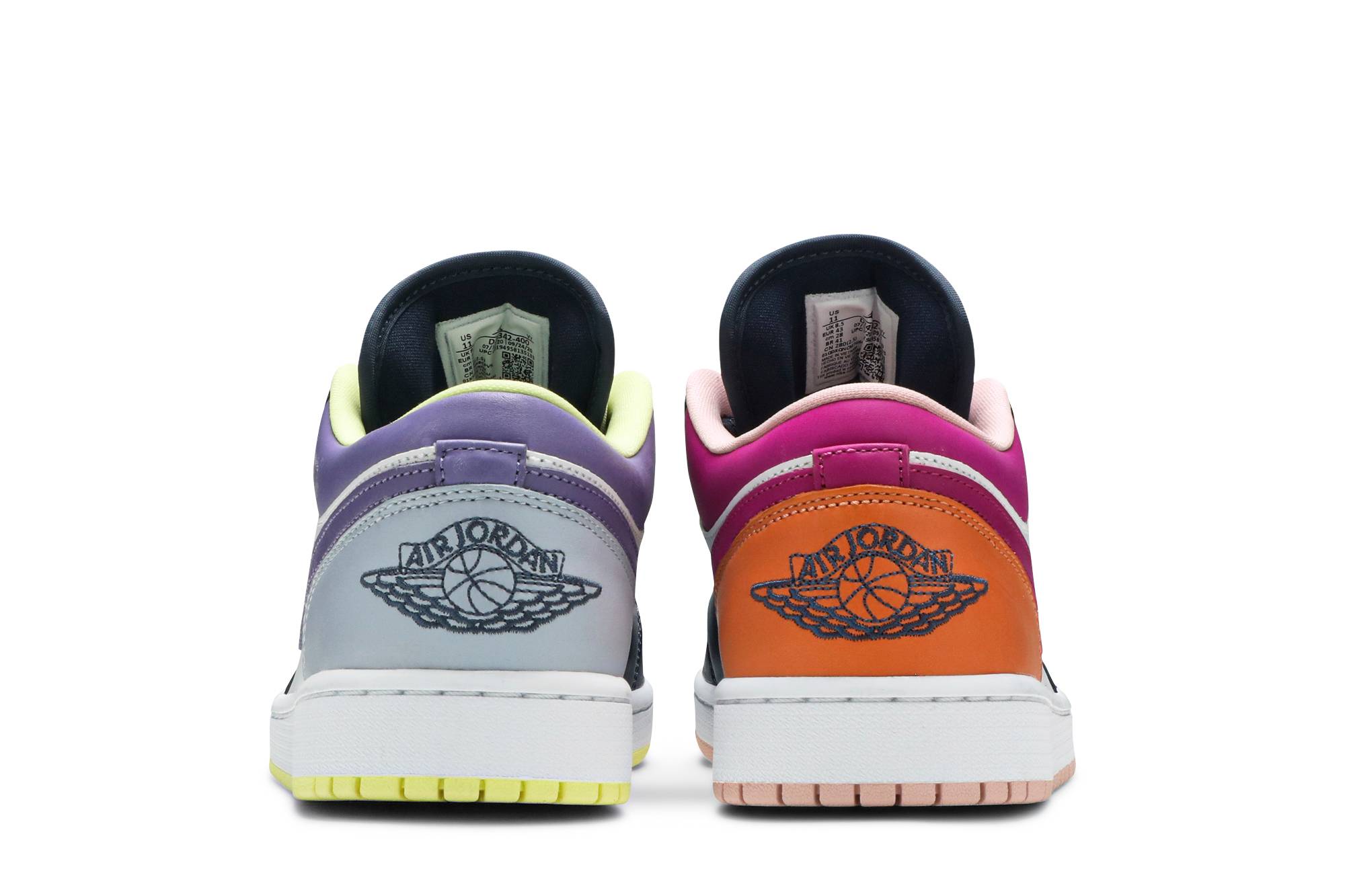 (Women) Air Jordan 1 Low SE ‘Mismatched – Purple Magenta’ DJ4342-400