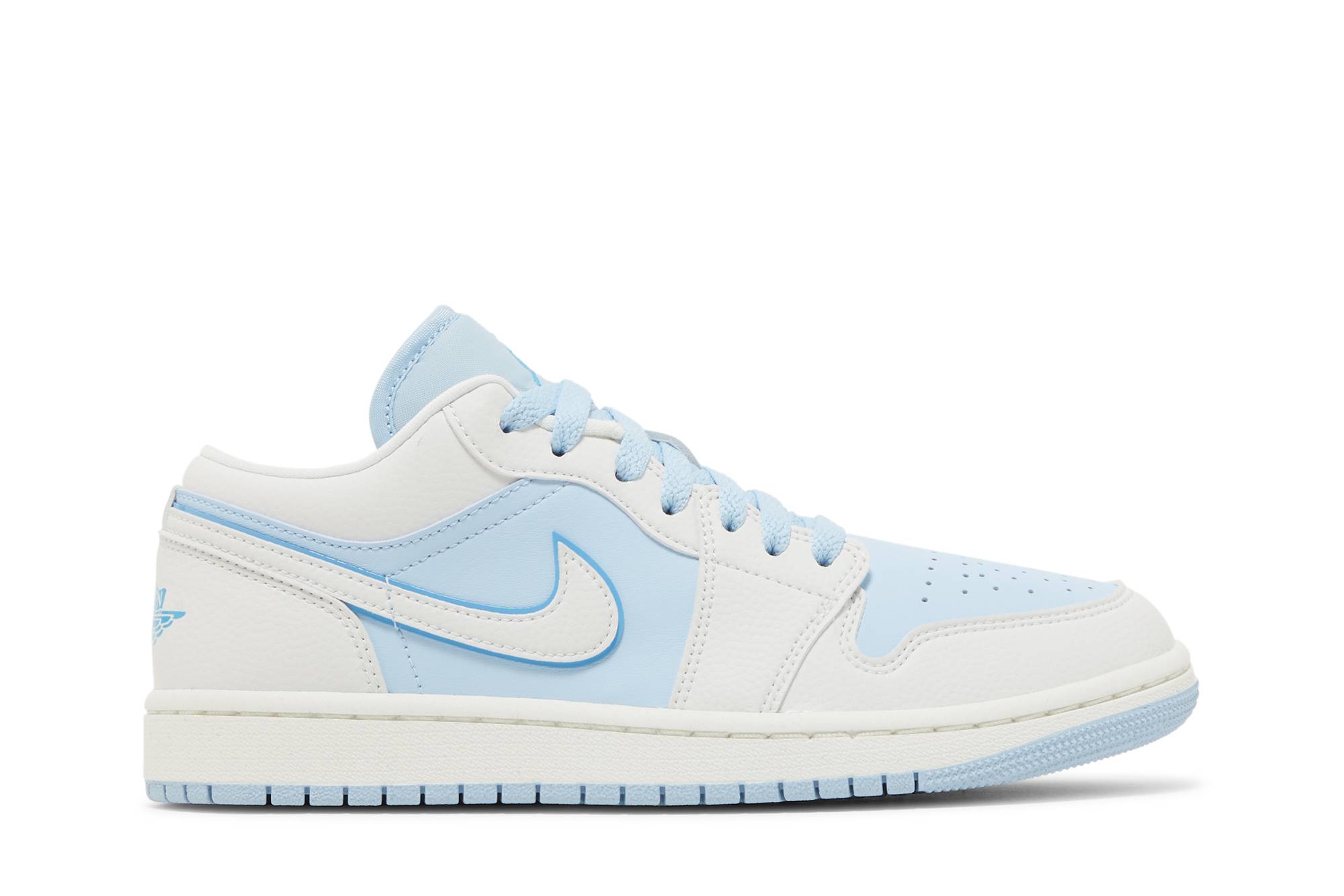 (Women) Air Jordan 1 Low SE Reverse Ice Blue DV1299-104 Nicesnk