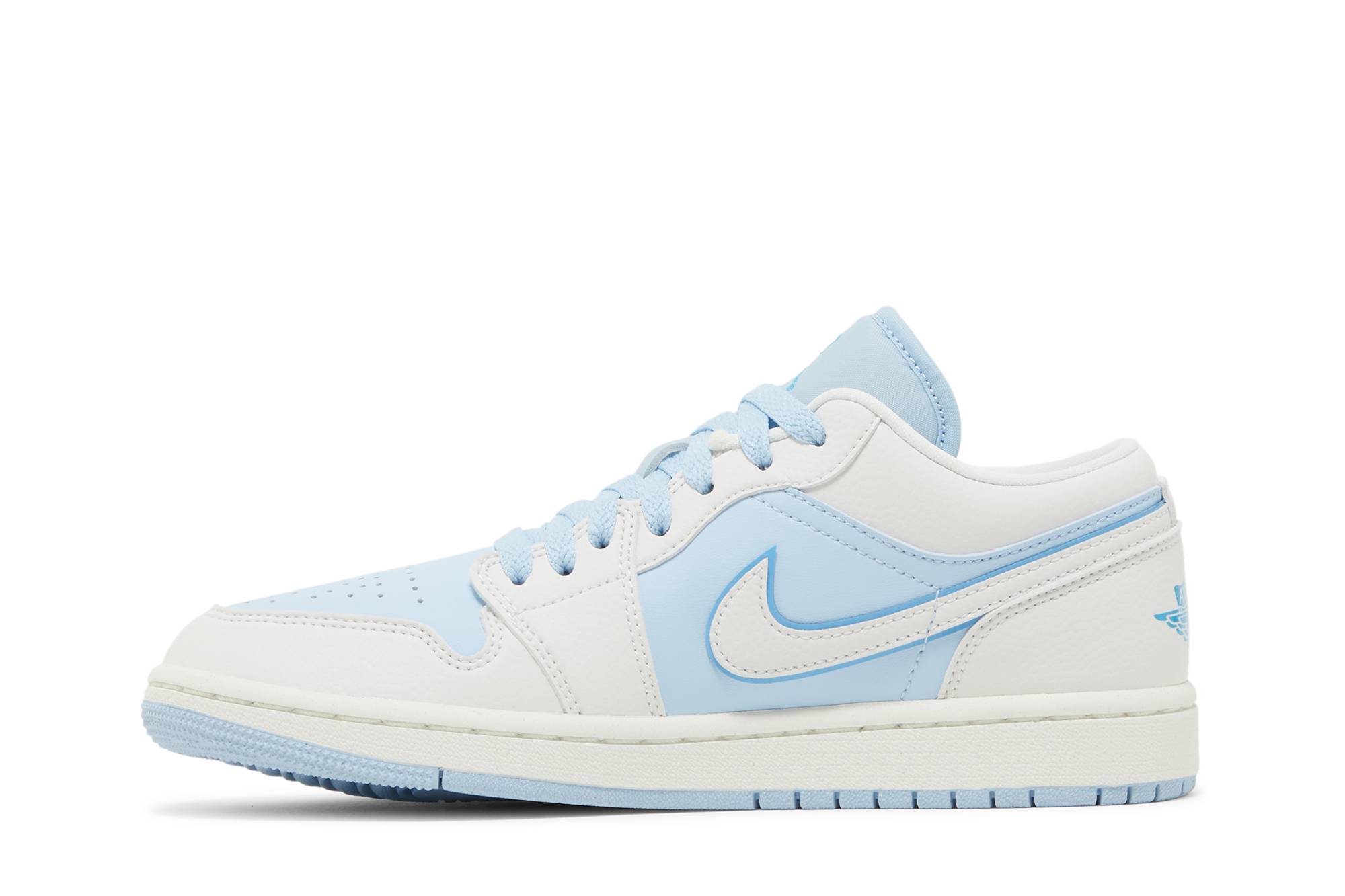 (Women) Air Jordan 1 Low SE Reverse Ice Blue DV1299-104 Nicesnk