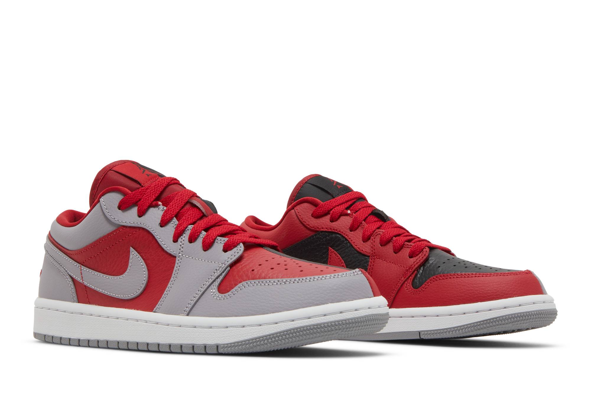 (Women) Air Jordan 1 Low SE ‘Split – Gym Red Cement Grey’ DR0502-600