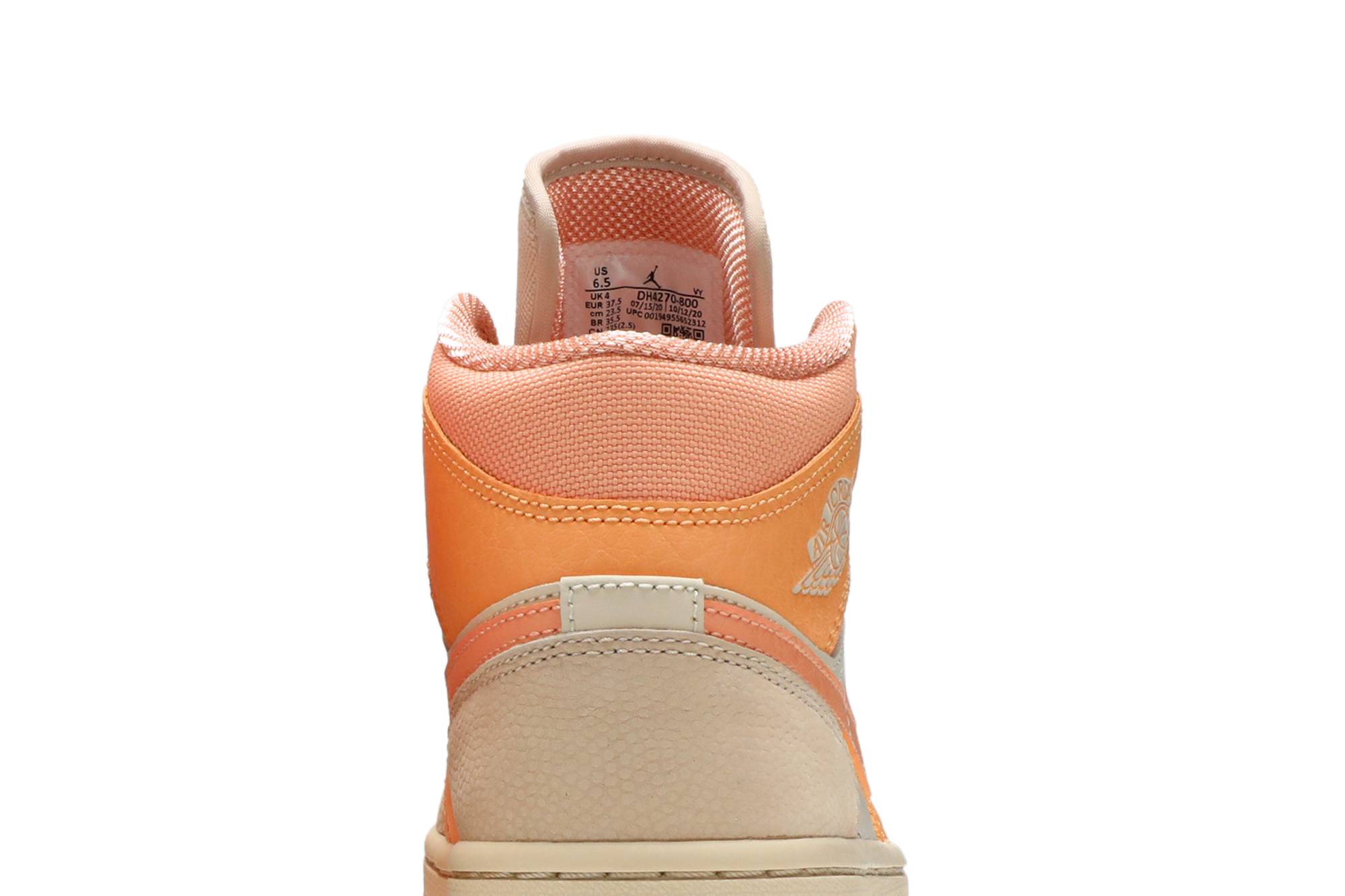 (Women) Air Jordan 1 Mid Apricot DH4270-800 Nicesnk