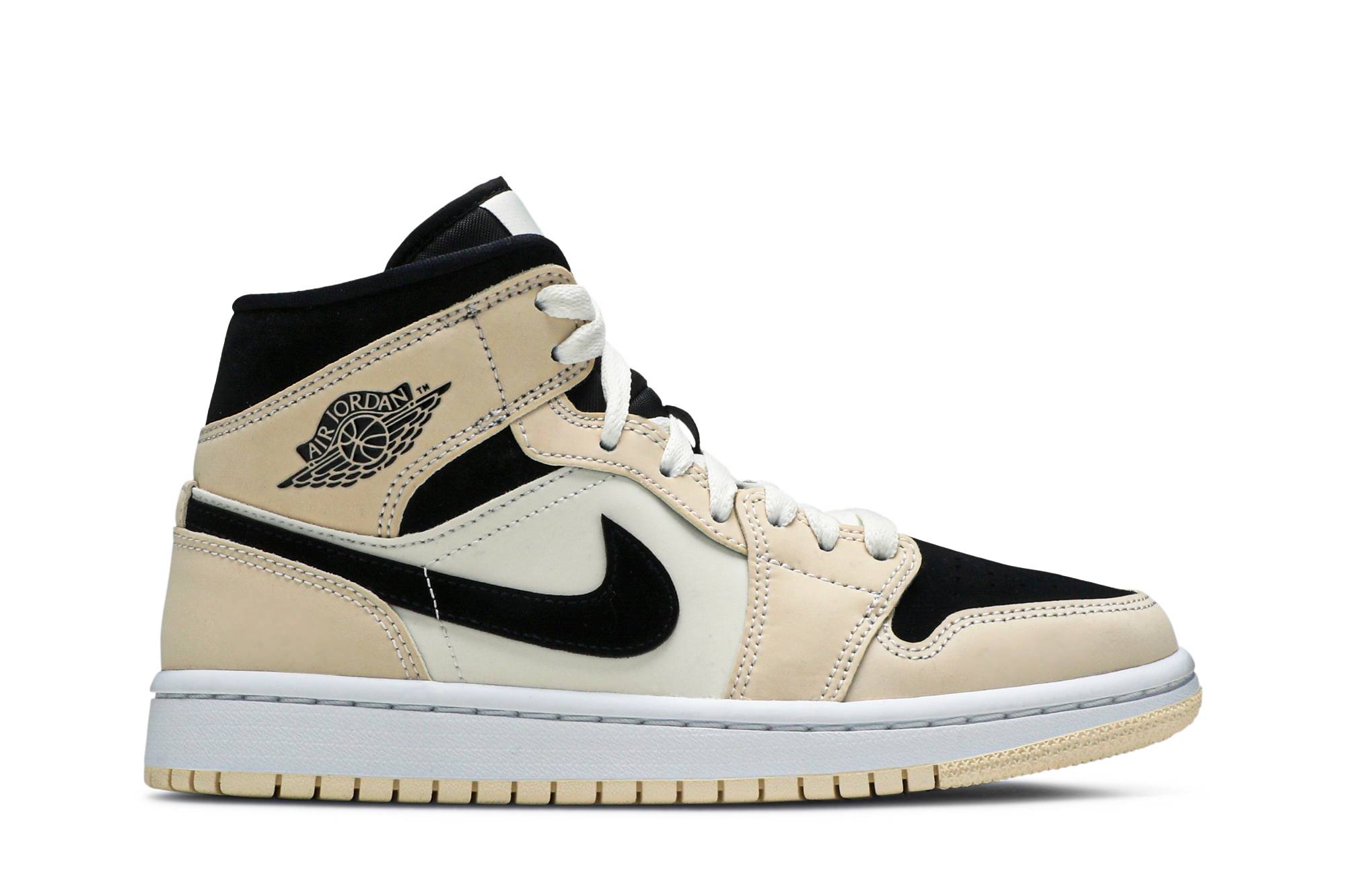 (Women) Air Jordan 1 Mid Barely Orange BQ6472-800 Nicesnk