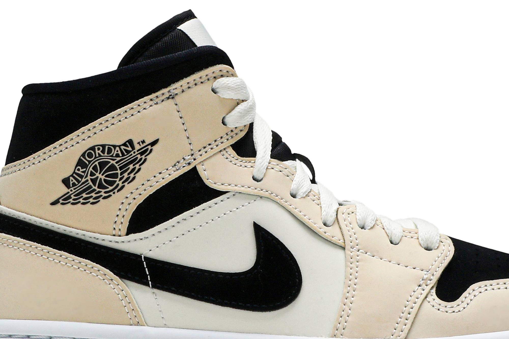 (Women) Air Jordan 1 Mid Barely Orange BQ6472-800 Nicesnk