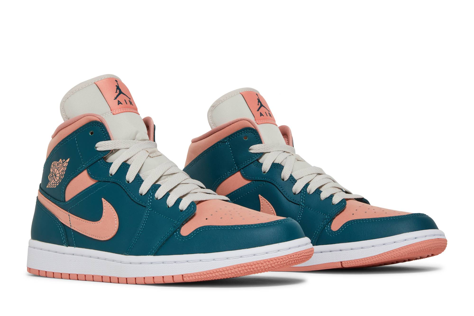 (Women) Air Jordan 1 Mid Dark Teal Green BQ6472-308 Nicesnk