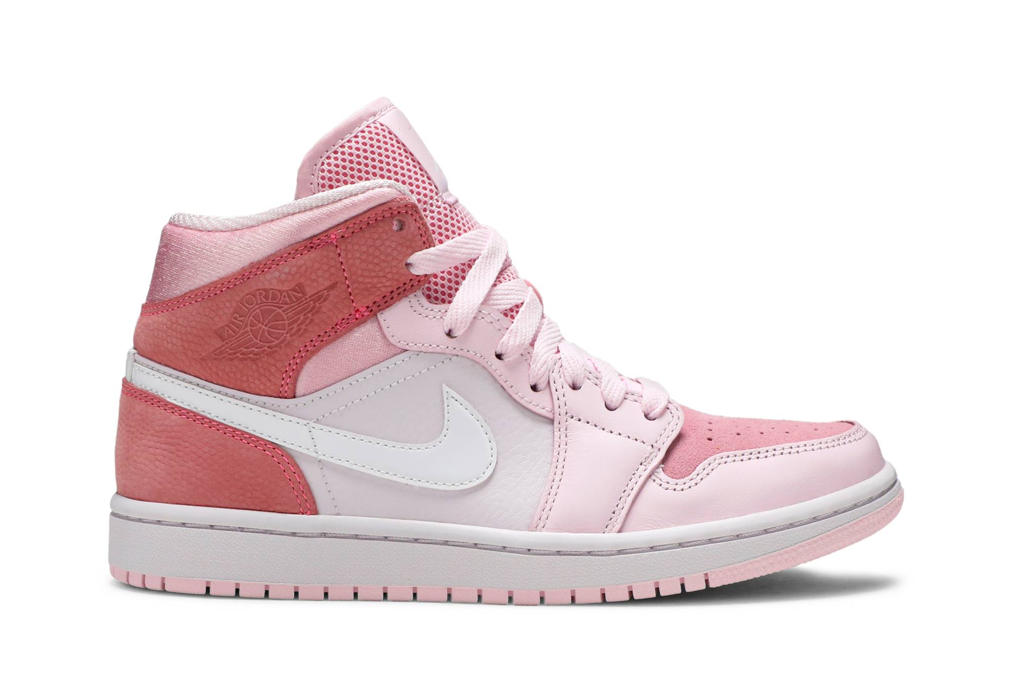 (Women) Air Jordan 1 Mid Digital Pink CW5379-600 Nicesnk