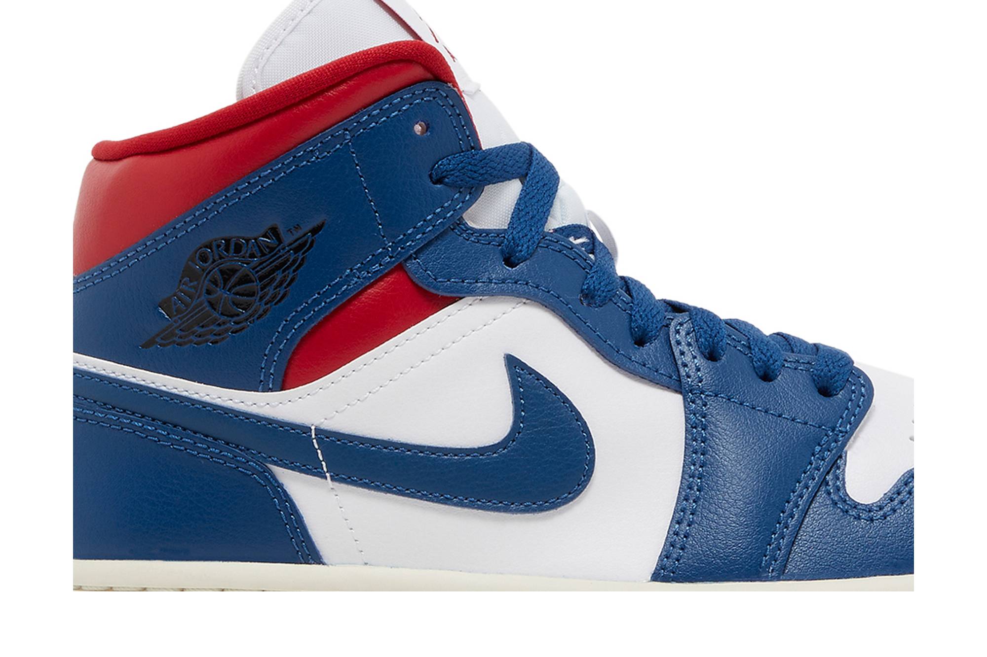 (Women) Air Jordan 1 Mid French Blue BQ6472-146 Nicesnk