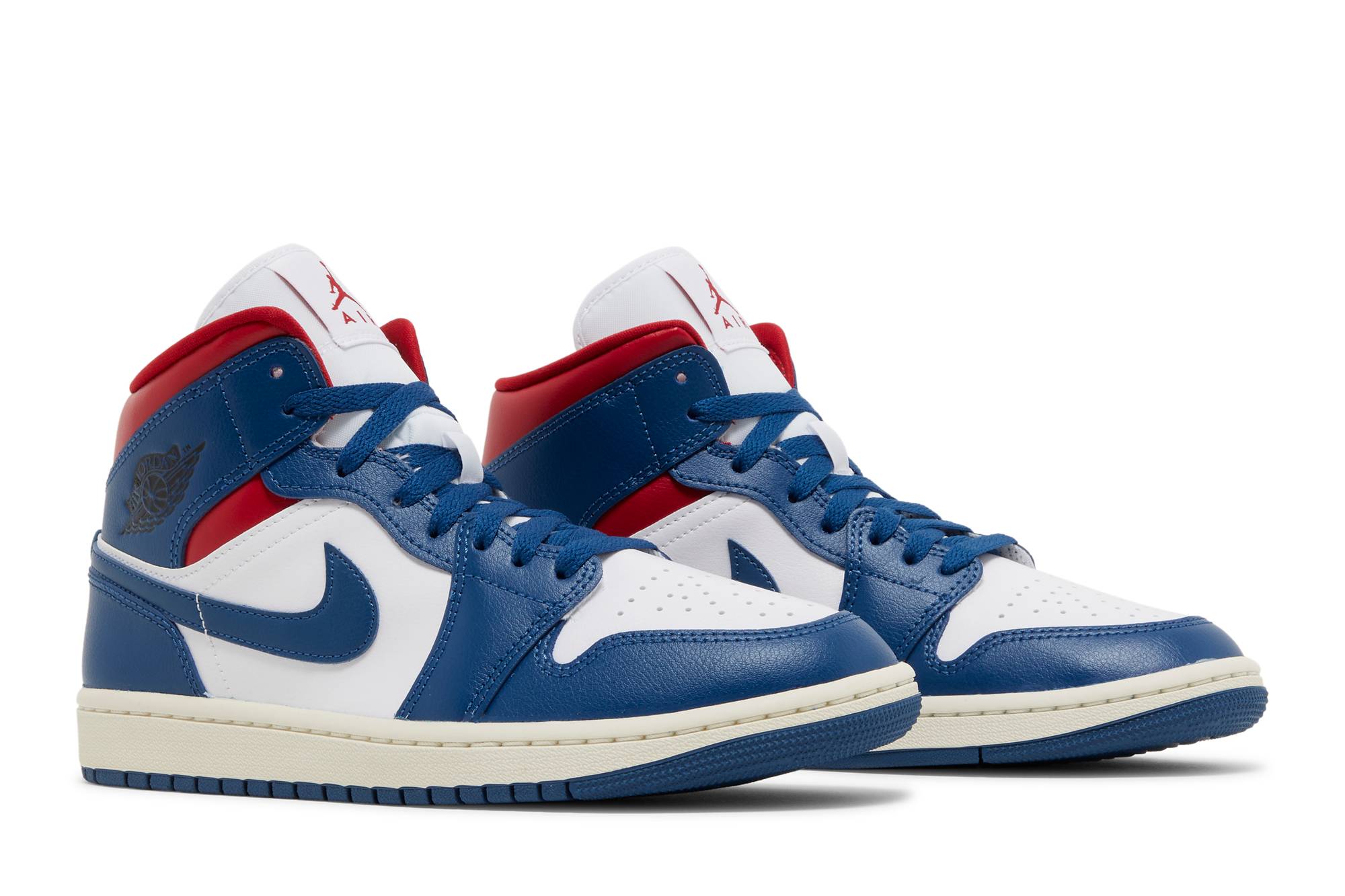 (Women) Air Jordan 1 Mid French Blue BQ6472-146 Nicesnk