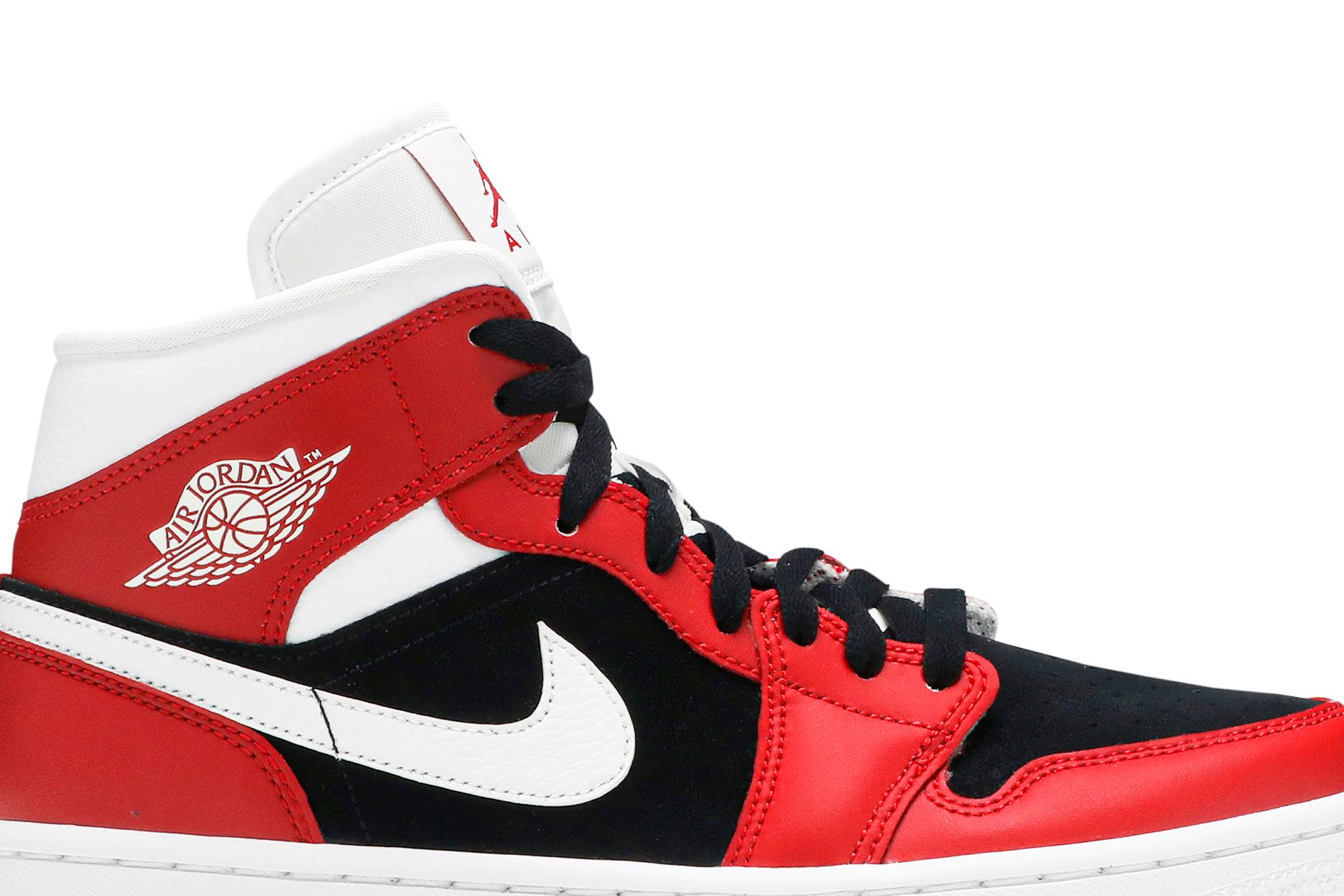 (Women) Air Jordan 1 Mid ‘Gym Red Black’ BQ6472-601