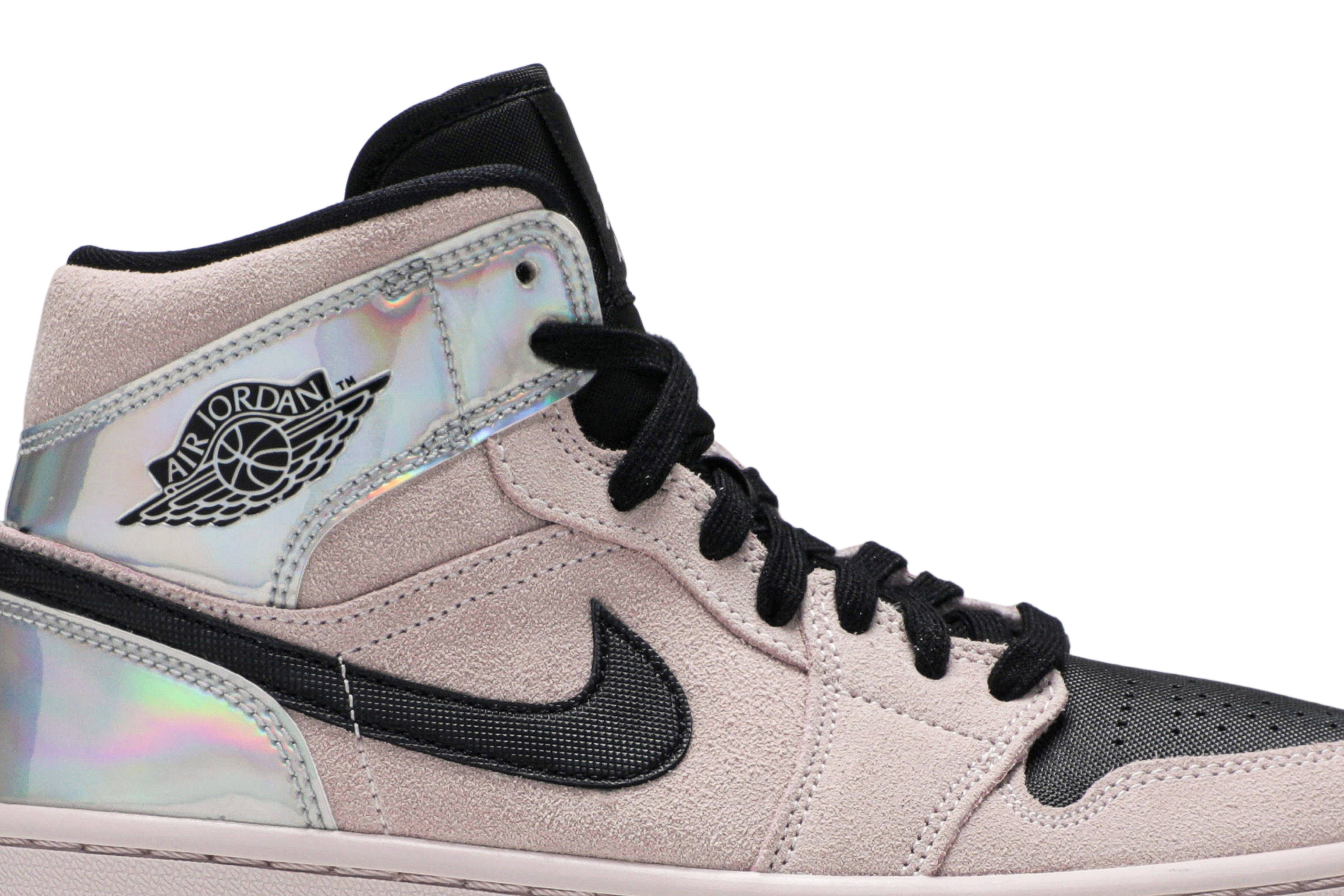 (Women) Air Jordan 1 Mid Iridescent BQ6472-602 Nicesnk