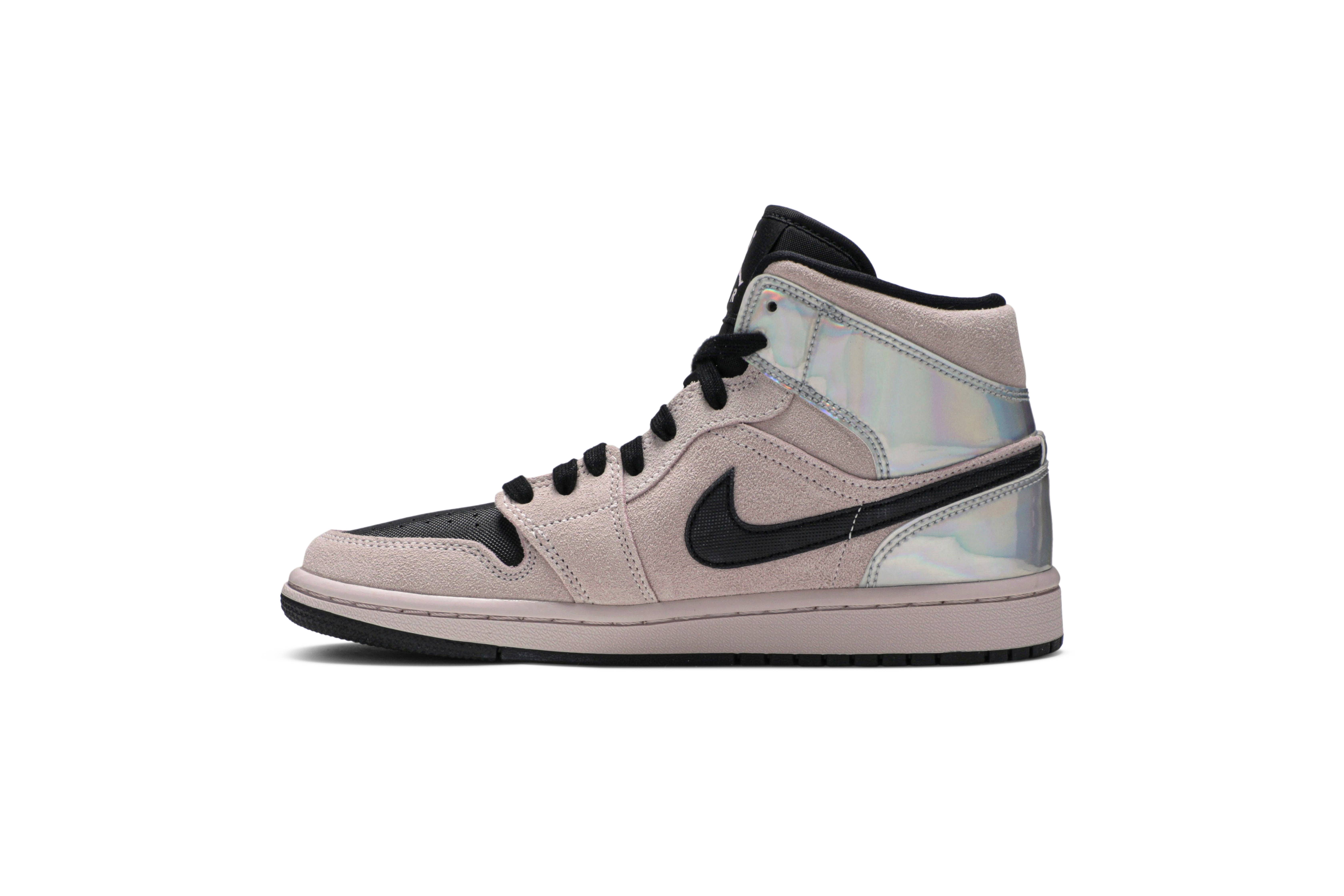 (Women) Air Jordan 1 Mid Iridescent BQ6472-602 Nicesnk