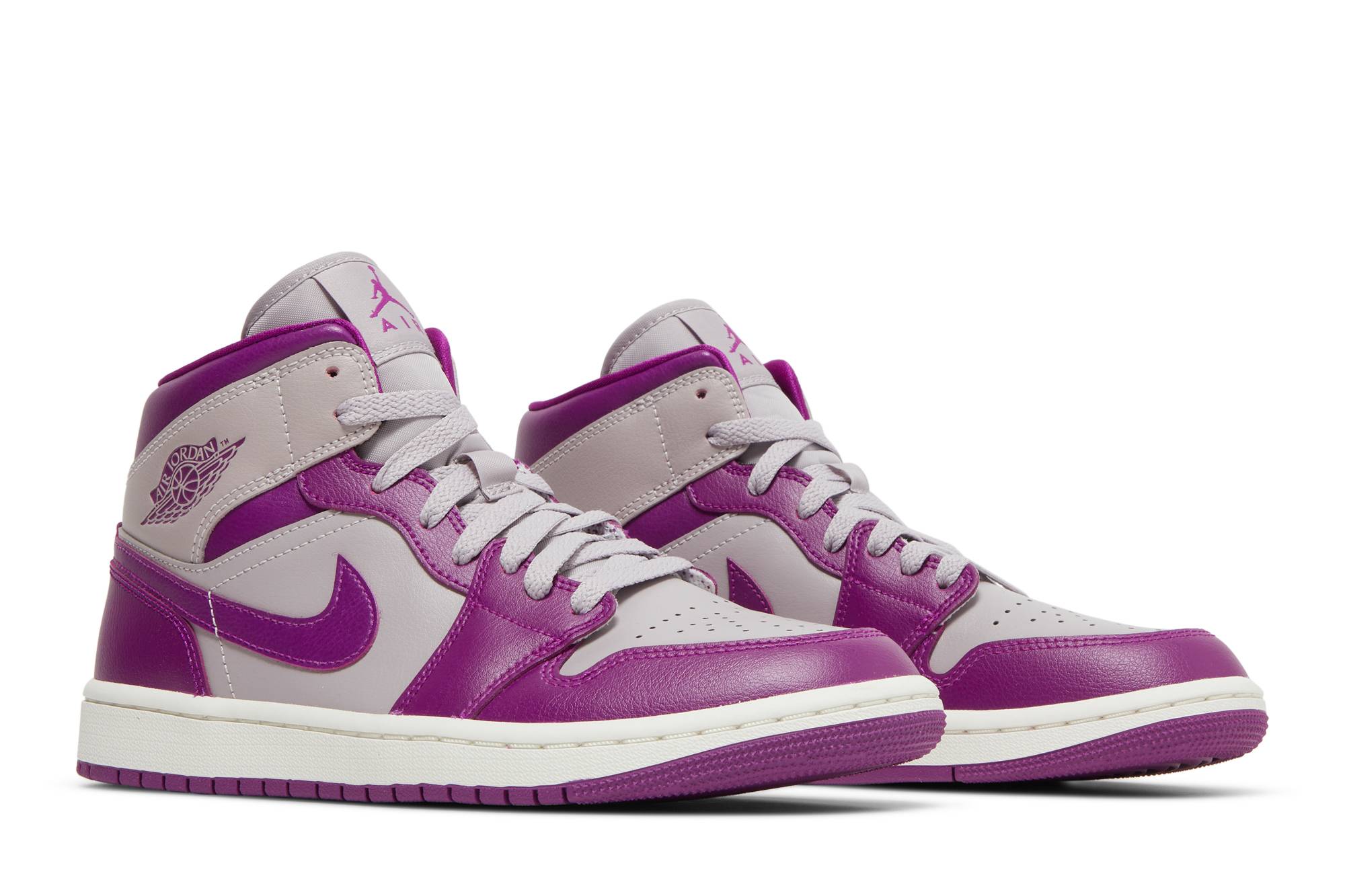 (Women) Air Jordan 1 Mid Magenta BQ6472-501 Nicesnk