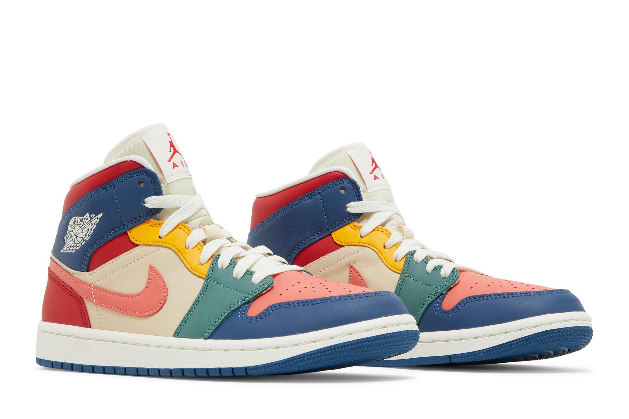(Women) Air Jordan 1 Mid ‘Multi-Color’ DN3738-400