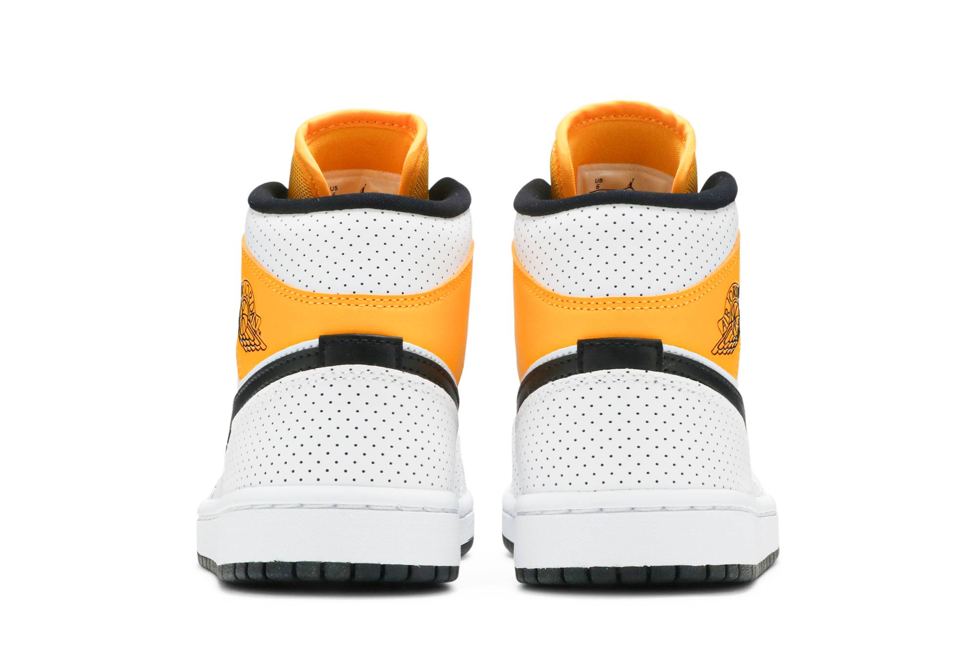 (Women) Air Jordan 1 Mid ‘Perforated – White University Gold’ BQ6472-107