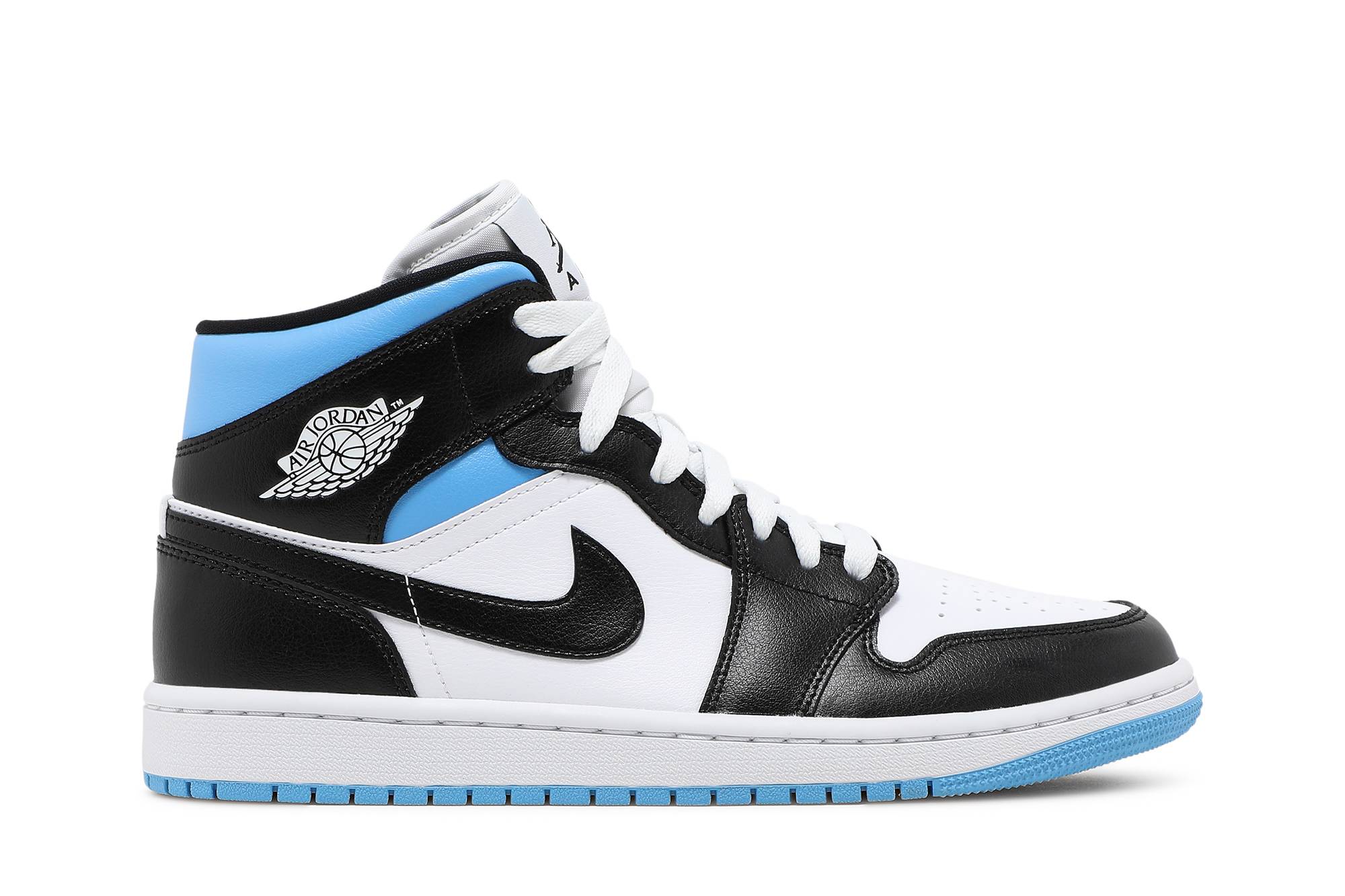 (Women) Air Jordan 1 Mid University Blue BQ6472-102 Nicesnk