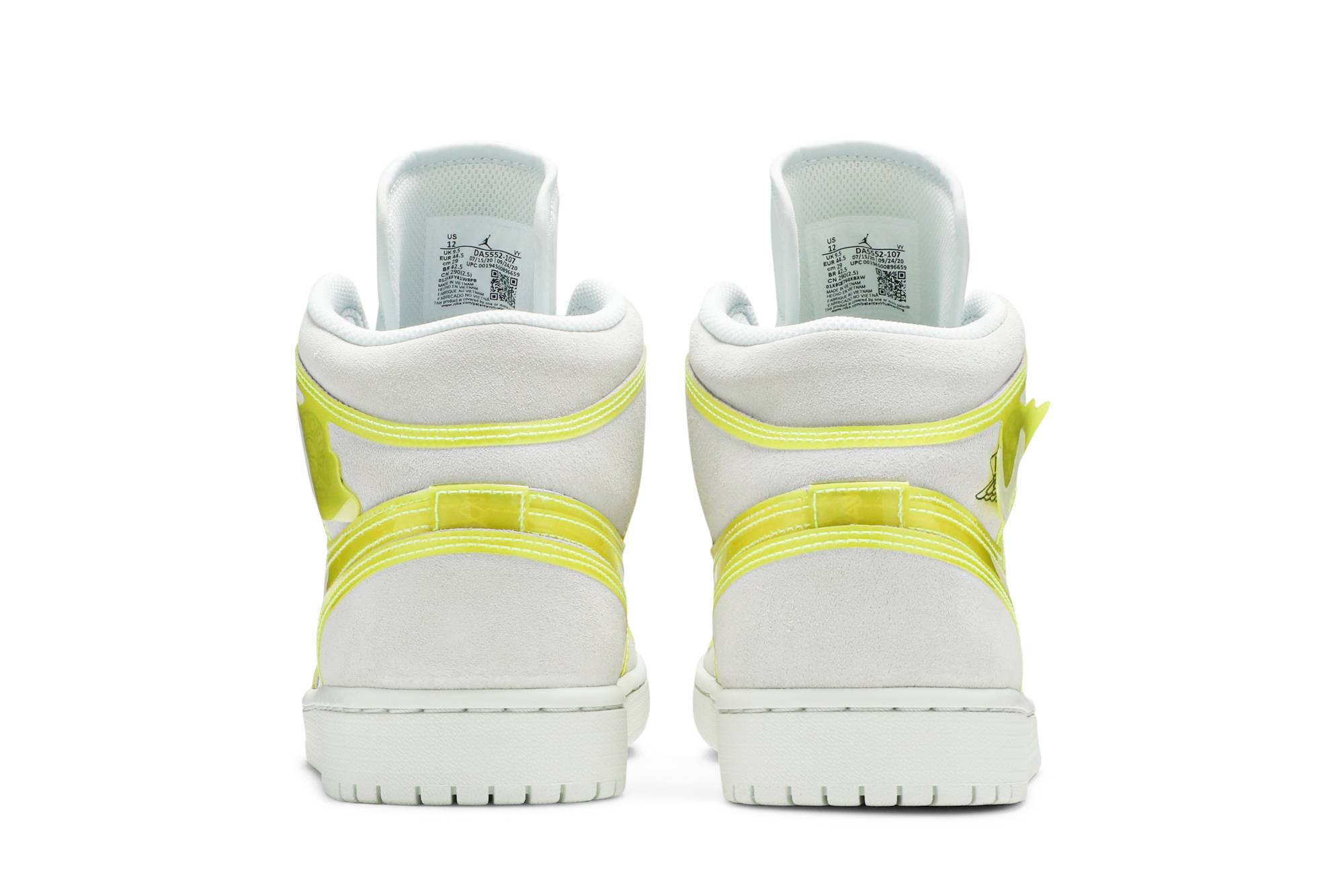 (Women) Air Jordan 1 Mid LX ‘Off White Opti Yellow’ DA5552-107
