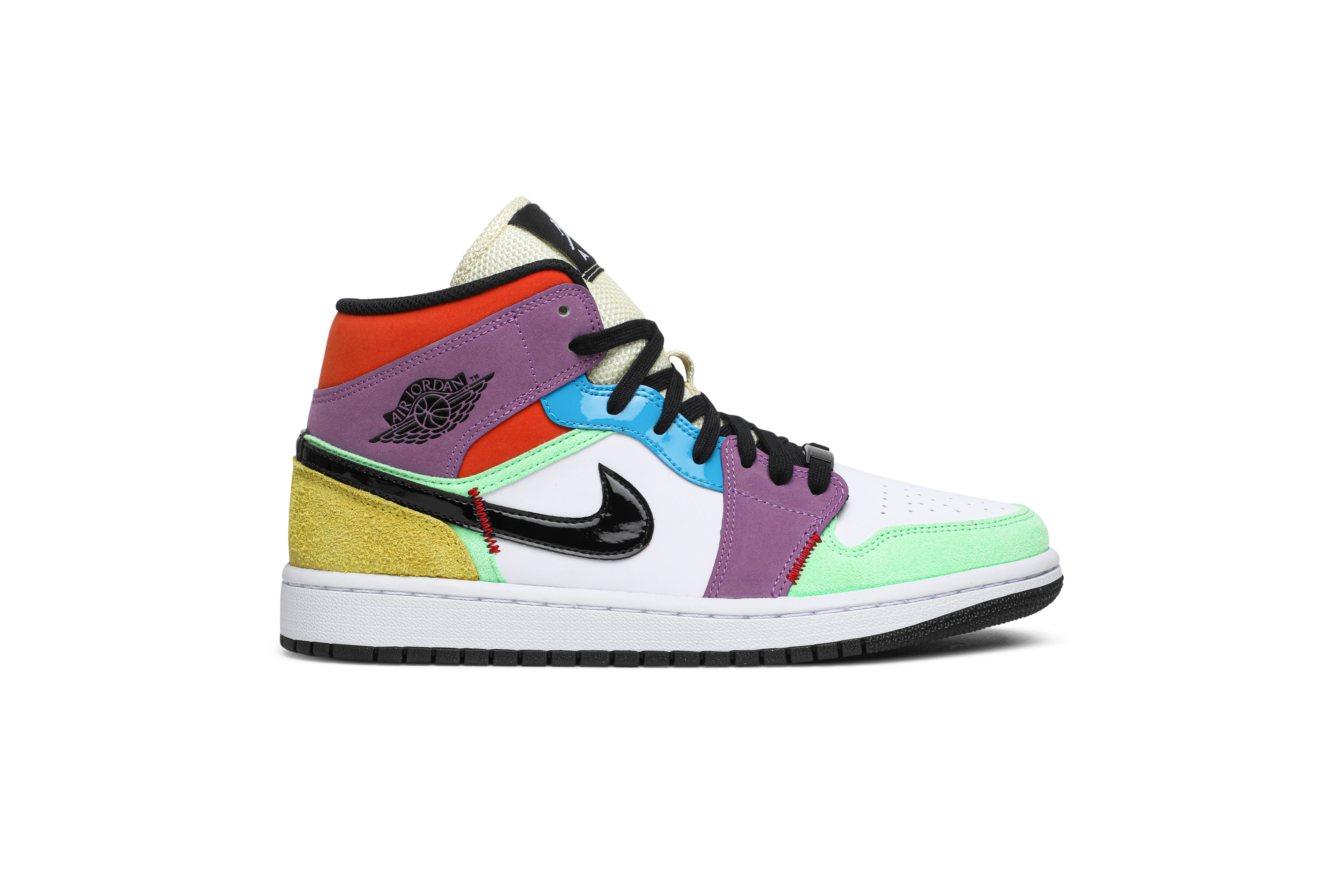 (Women) Air Jordan 1 Mid SE Lightbulb CW1140-100 Nicesnk