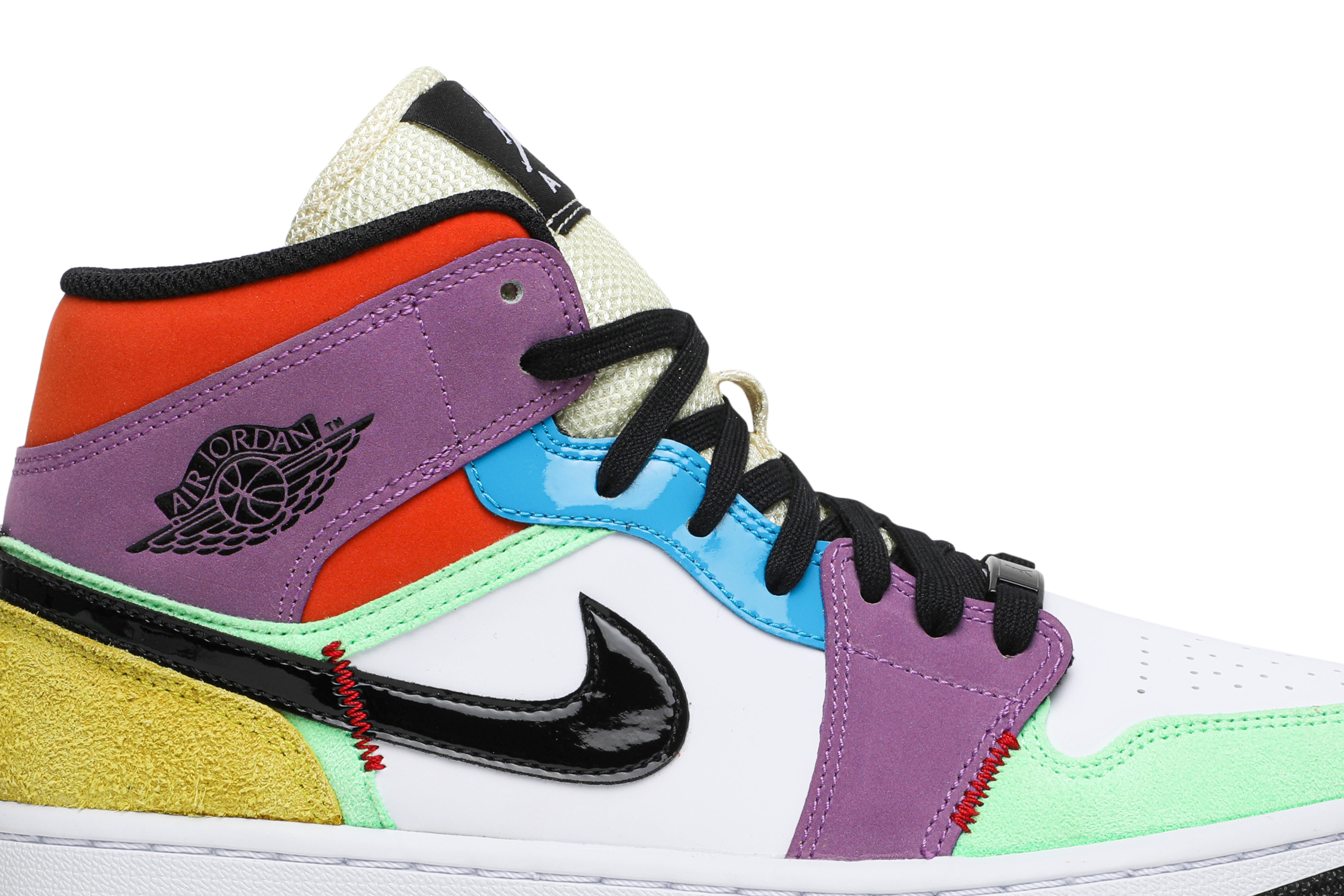 (Women) Air Jordan 1 Mid SE Lightbulb CW1140-100 Nicesnk