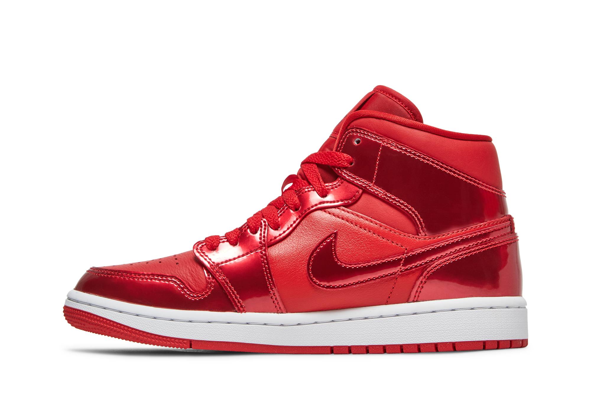 (Women) Air Jordan 1 Mid SE Red Pomegranate DH5894-600 Nicesnk