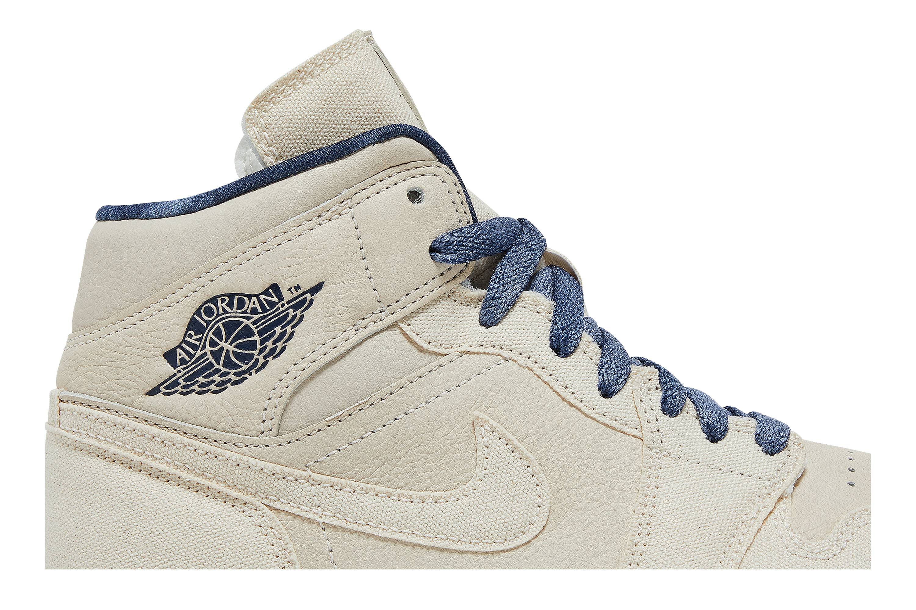 (Women) Air Jordan 1 Mid SE White Midnight Navy DM9126-104 Nicesnk
