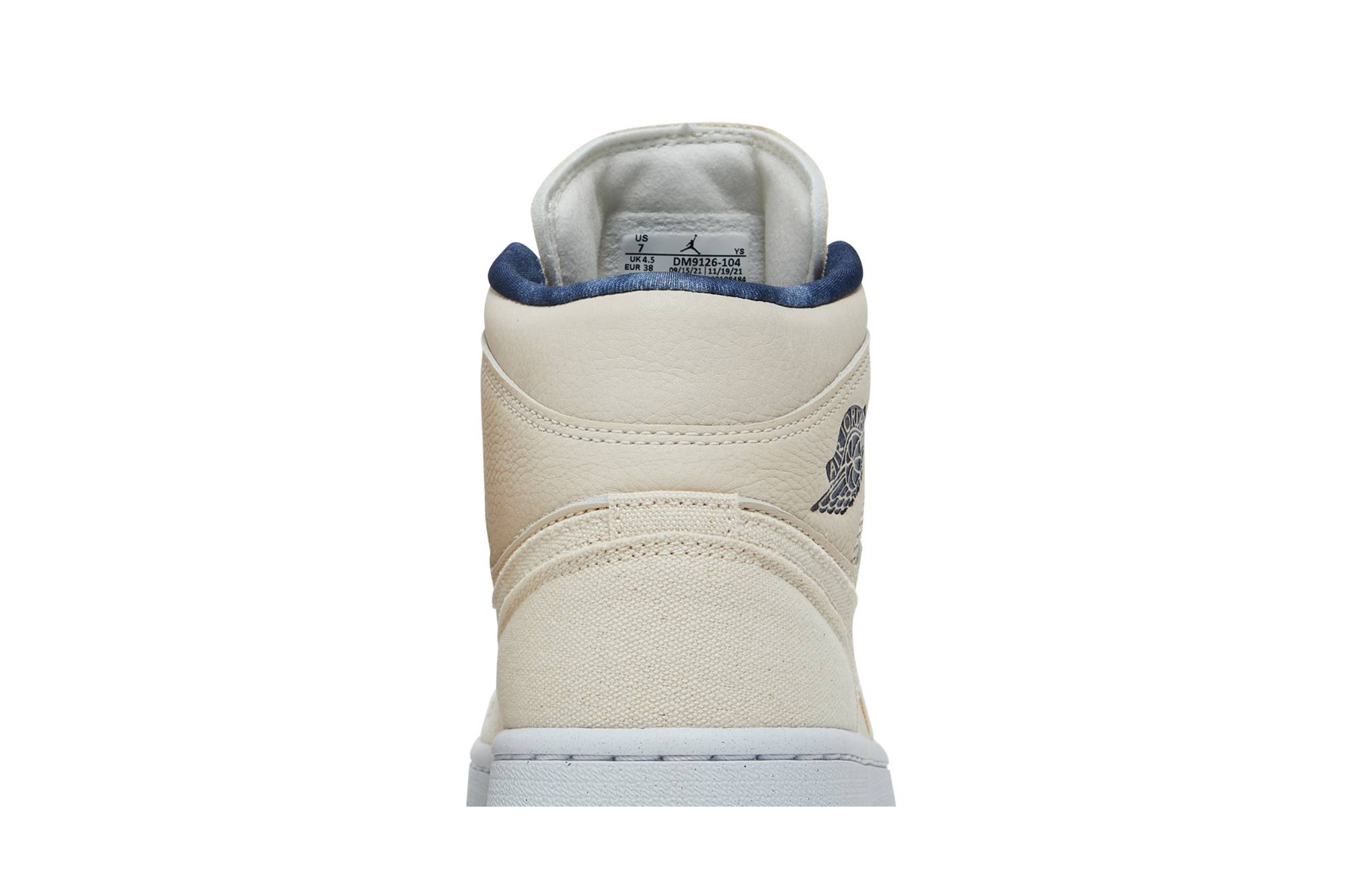 (Women) Air Jordan 1 Mid SE White Midnight Navy DM9126-104 Nicesnk