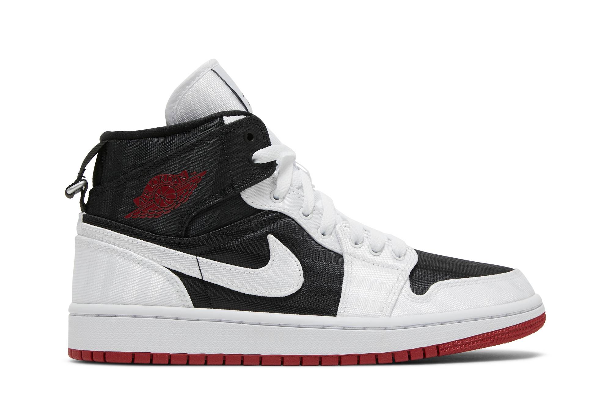 (Women) Air Jordan 1 Mid SE Utility ‘White Black Gym Red’ DD9338-016