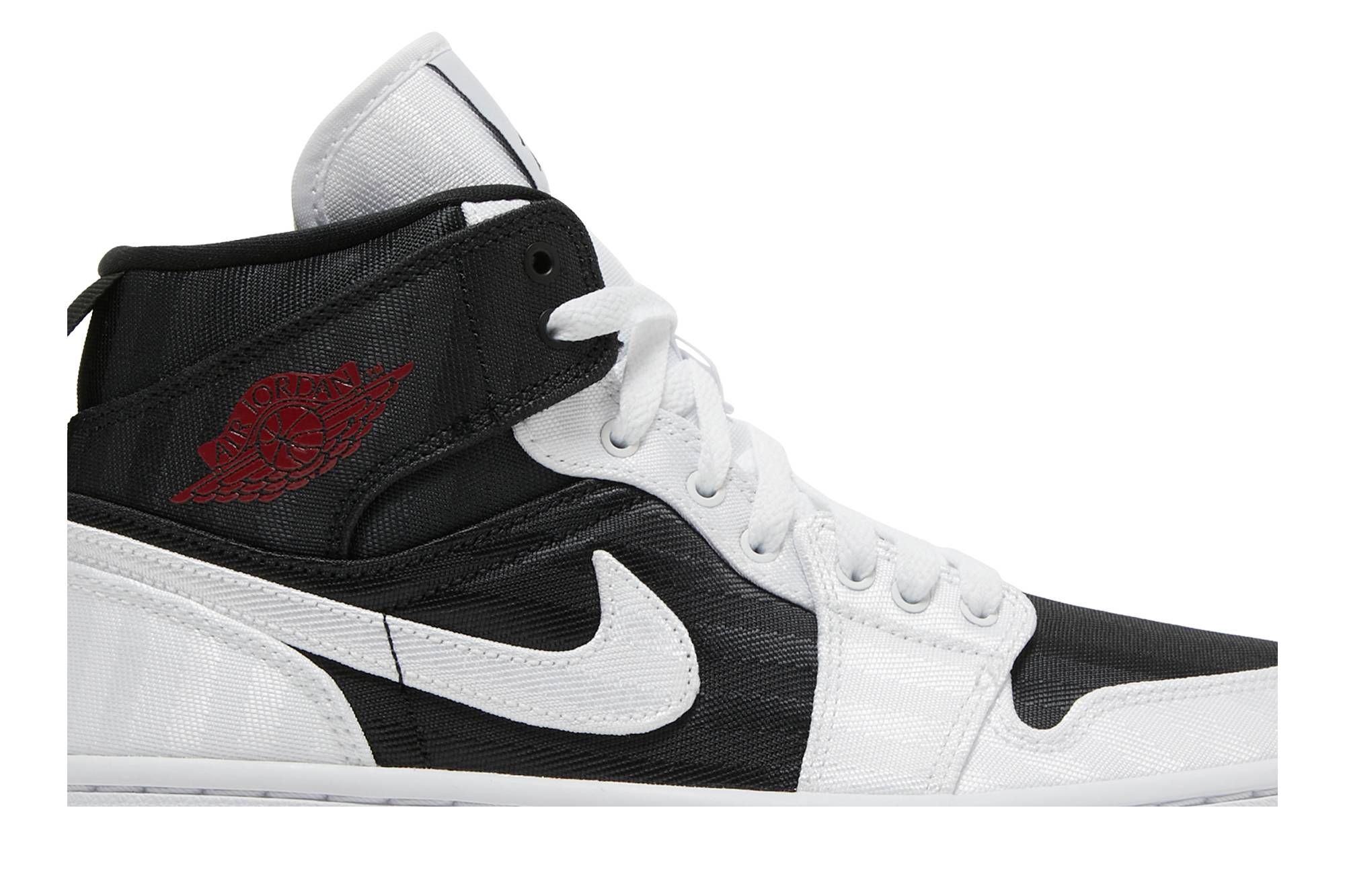 (Women) Air Jordan 1 Mid SE Utility ‘White Black Gym Red’ DD9338-016