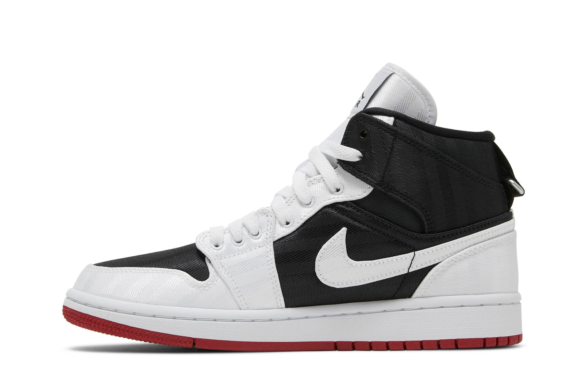 (Women) Air Jordan 1 Mid SE Utility ‘White Black Gym Red’ DD9338-016