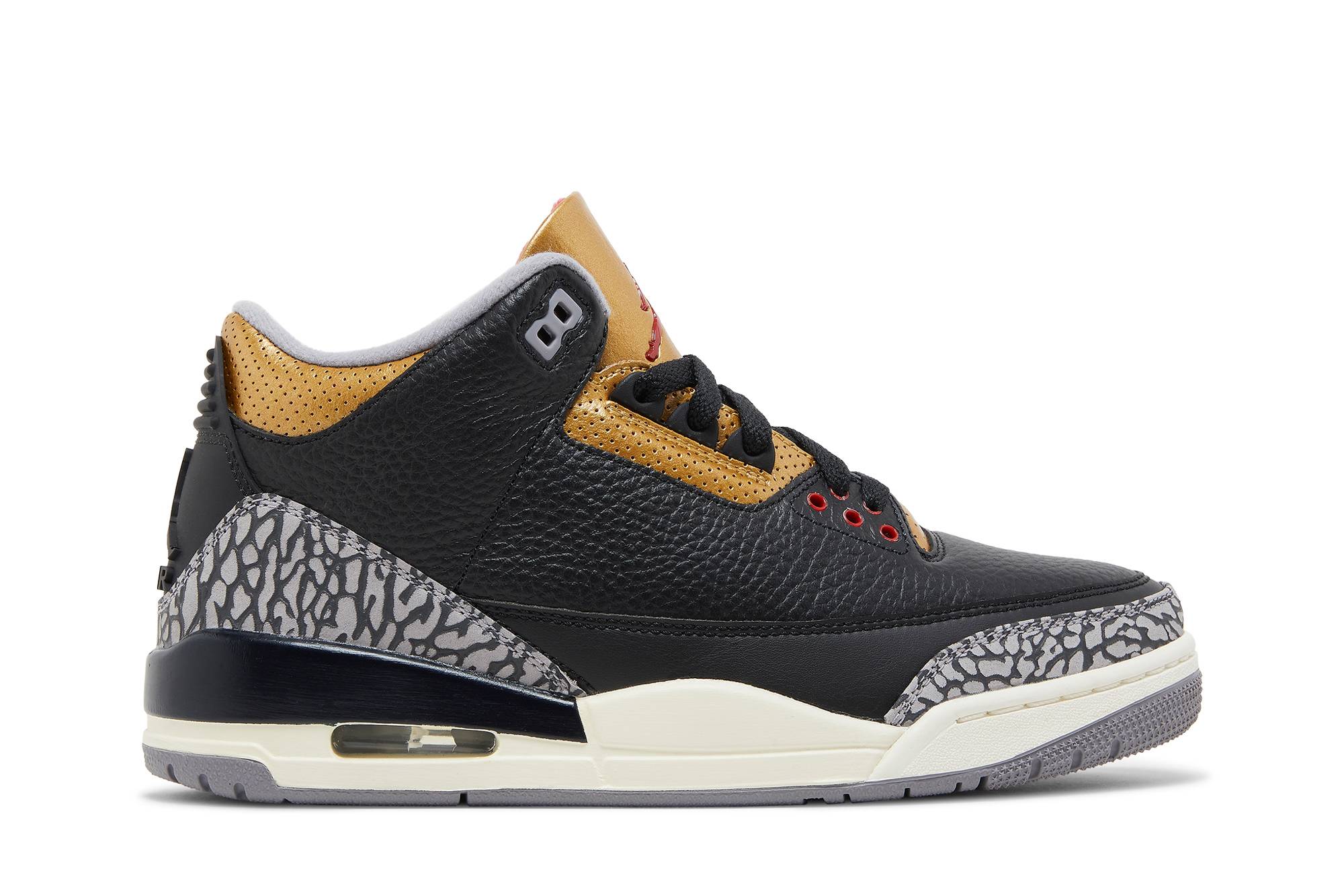 (Women) Air Jordan 3 ‘Black Gold’ CK9246-067
