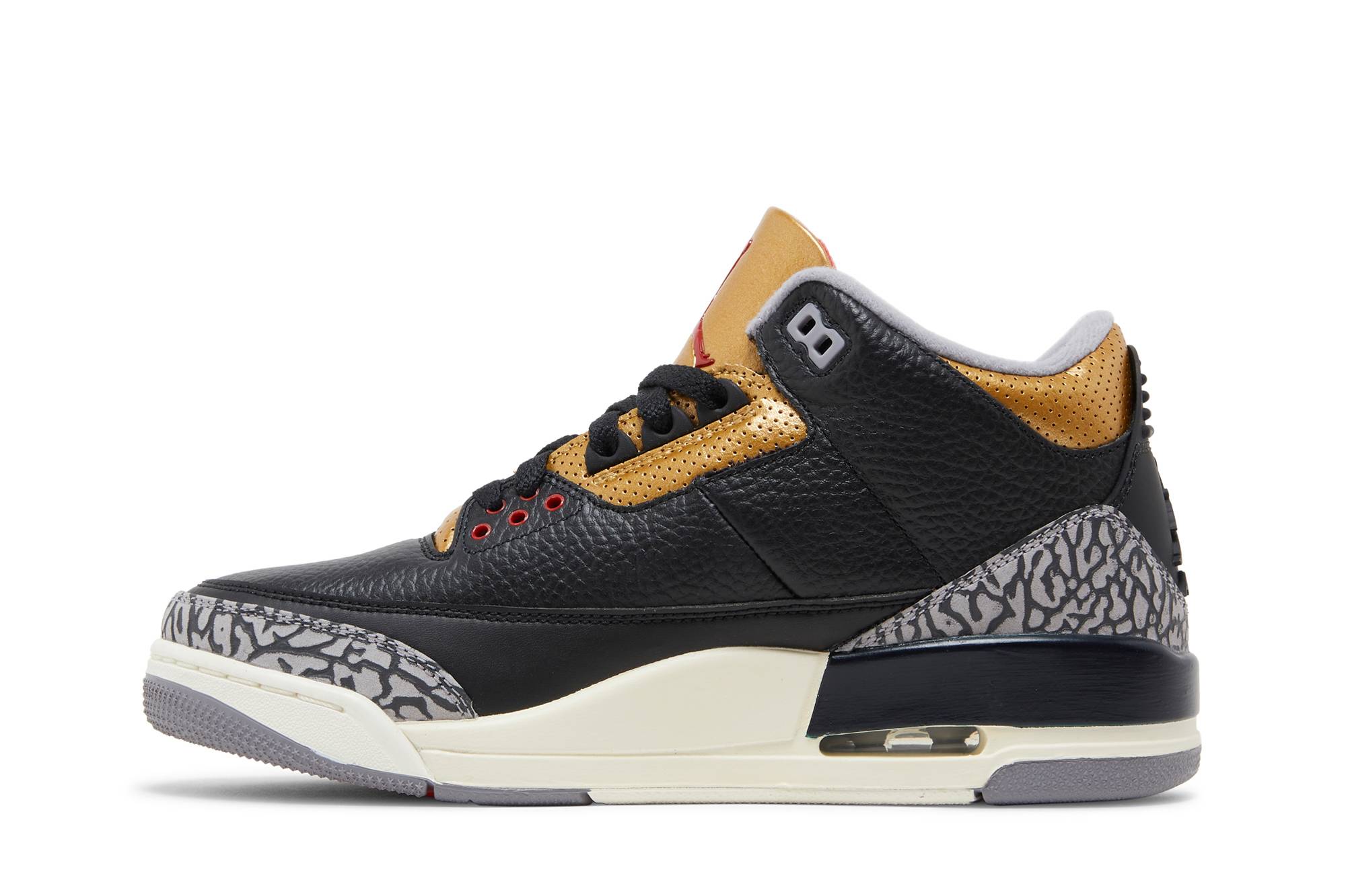 (Women) Air Jordan 3 ‘Black Gold’ CK9246-067