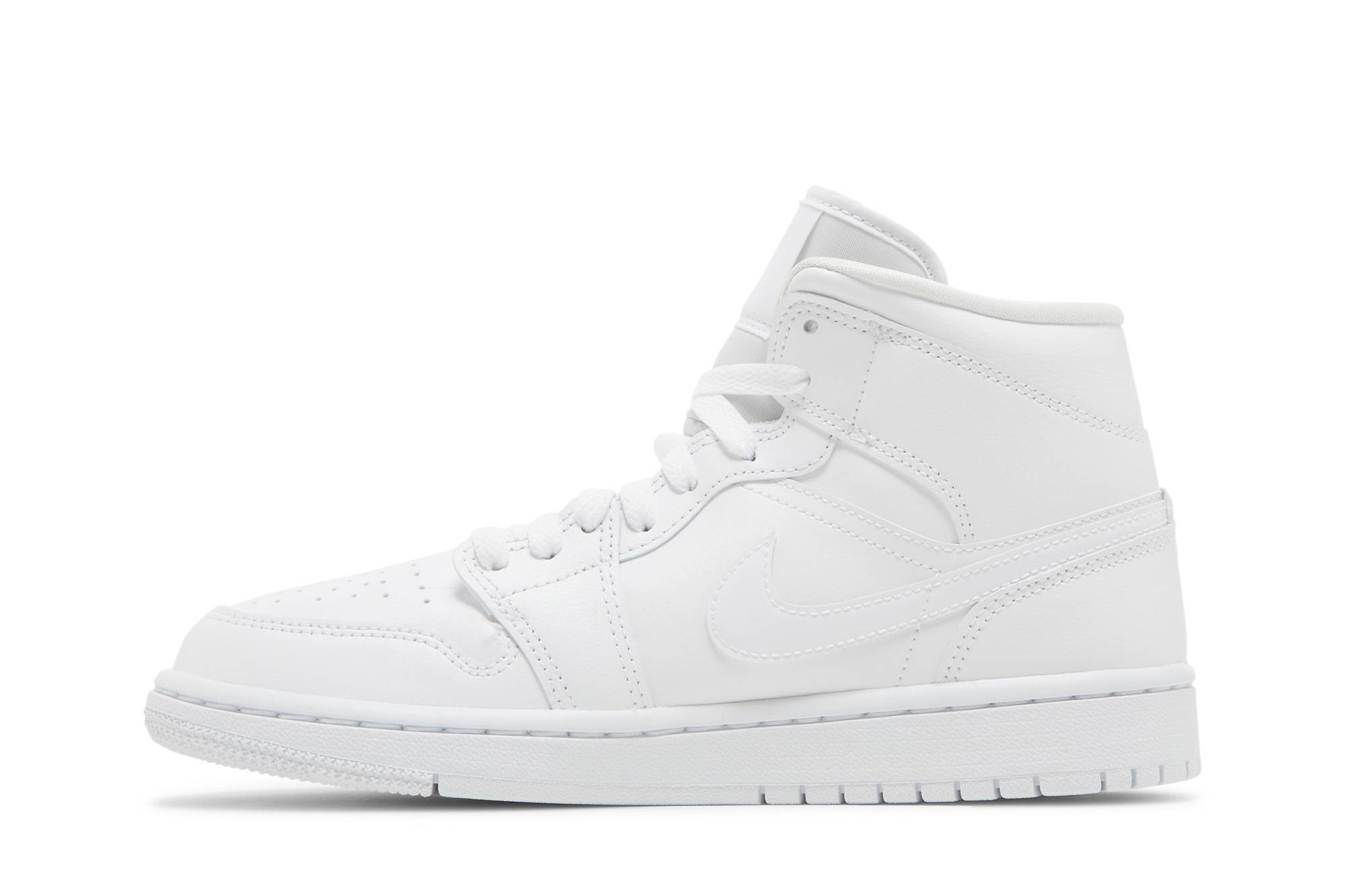 (Women) Air Jordan Mid Triple White 2022 DV0991-111 Nicesnk