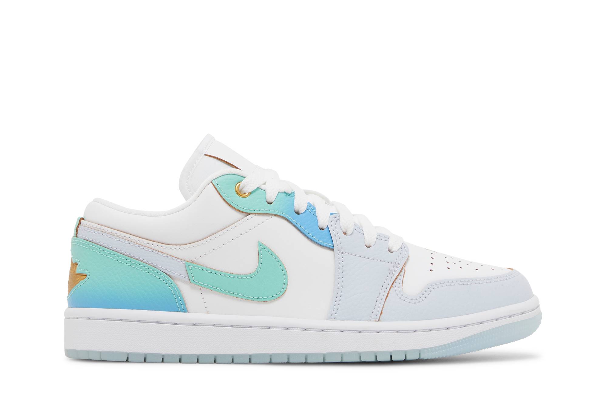 (Women) Nike Air Air Jordan 1 Low SE Emerald Rise FN8899-131 Nicesnk